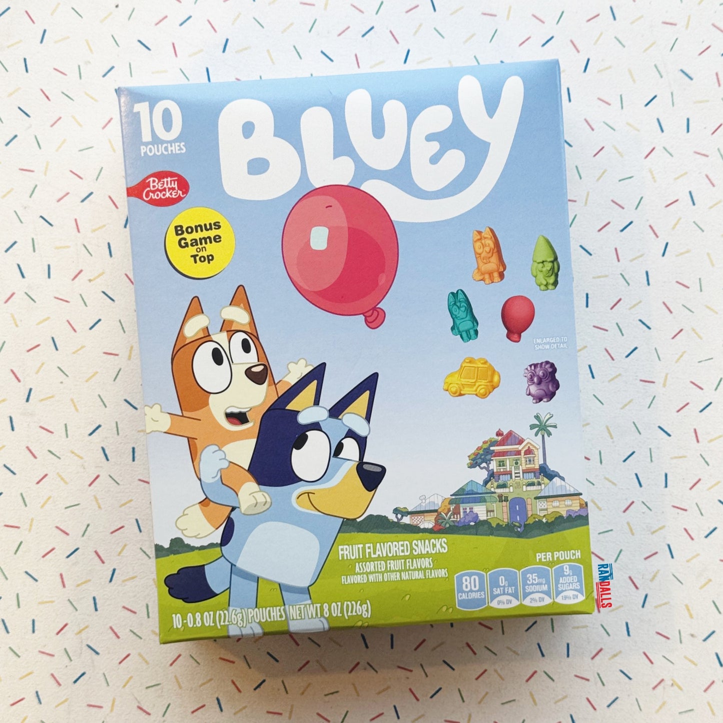 BETTY CROCKER BLUEY FRUIT SNACKS (USA)