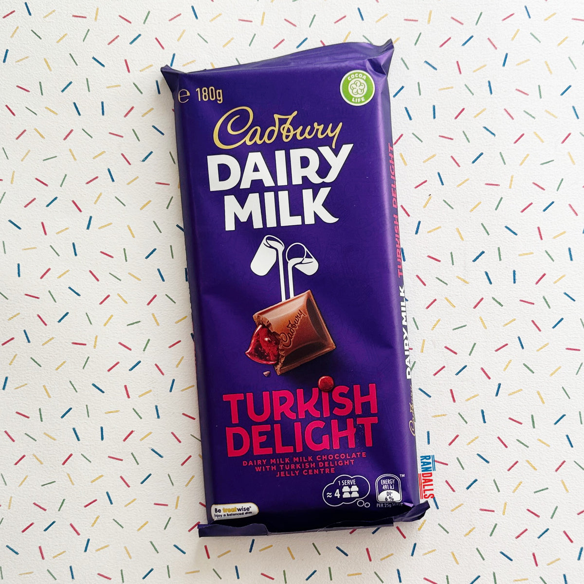 CADBURY TURKISH DELIGHT BAR LARGE (AUSTRALIA)