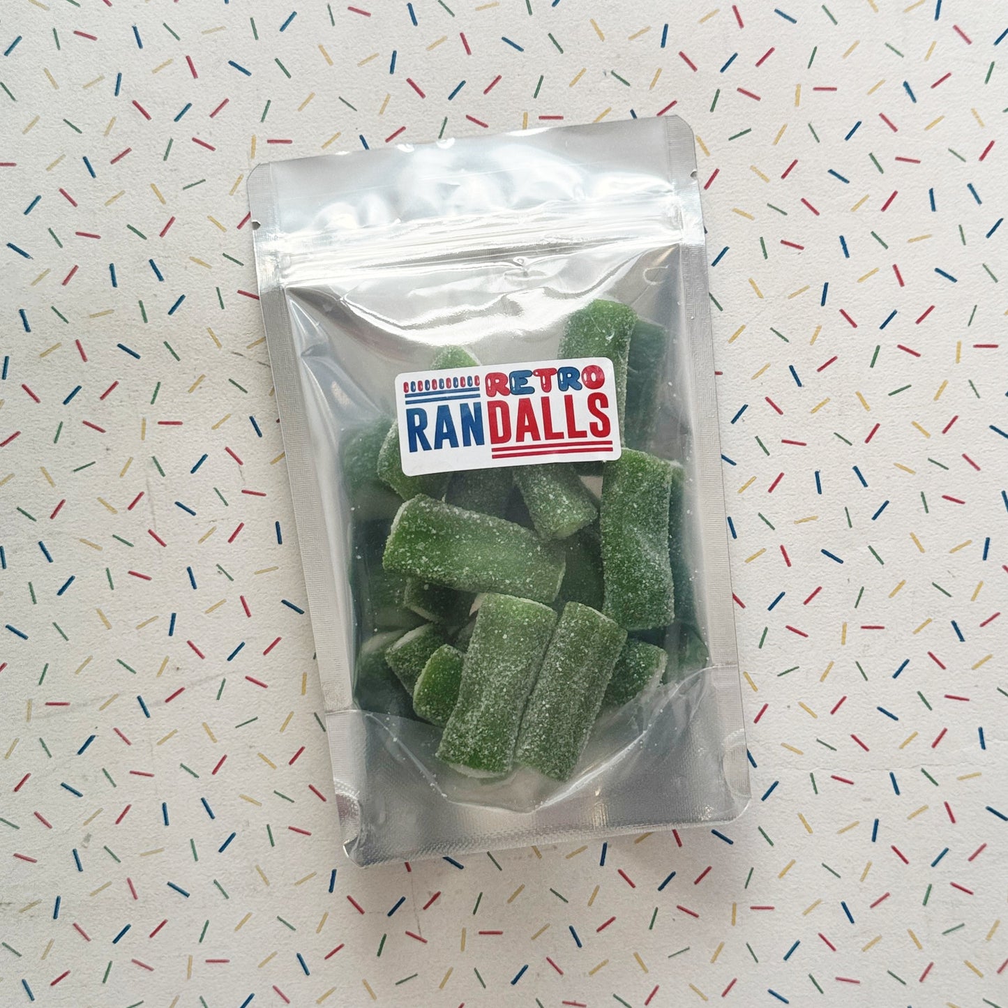 CANDY CRAVE FIZZY APPLE PENCIL BITES - 100g