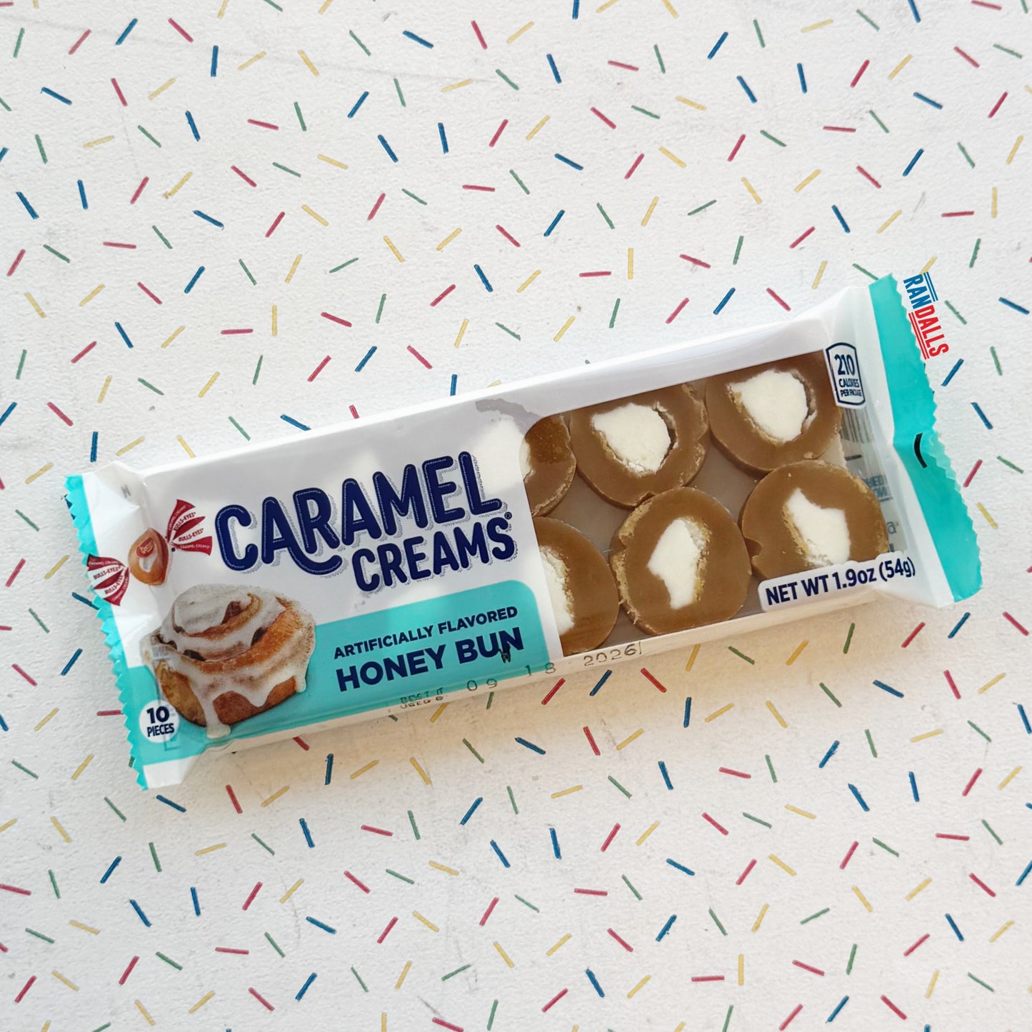 randallsuk, caramel creams honey bun, caramel, caramel creams, creams, honey bun, caramels, usa, usa candy, america, american, american candy