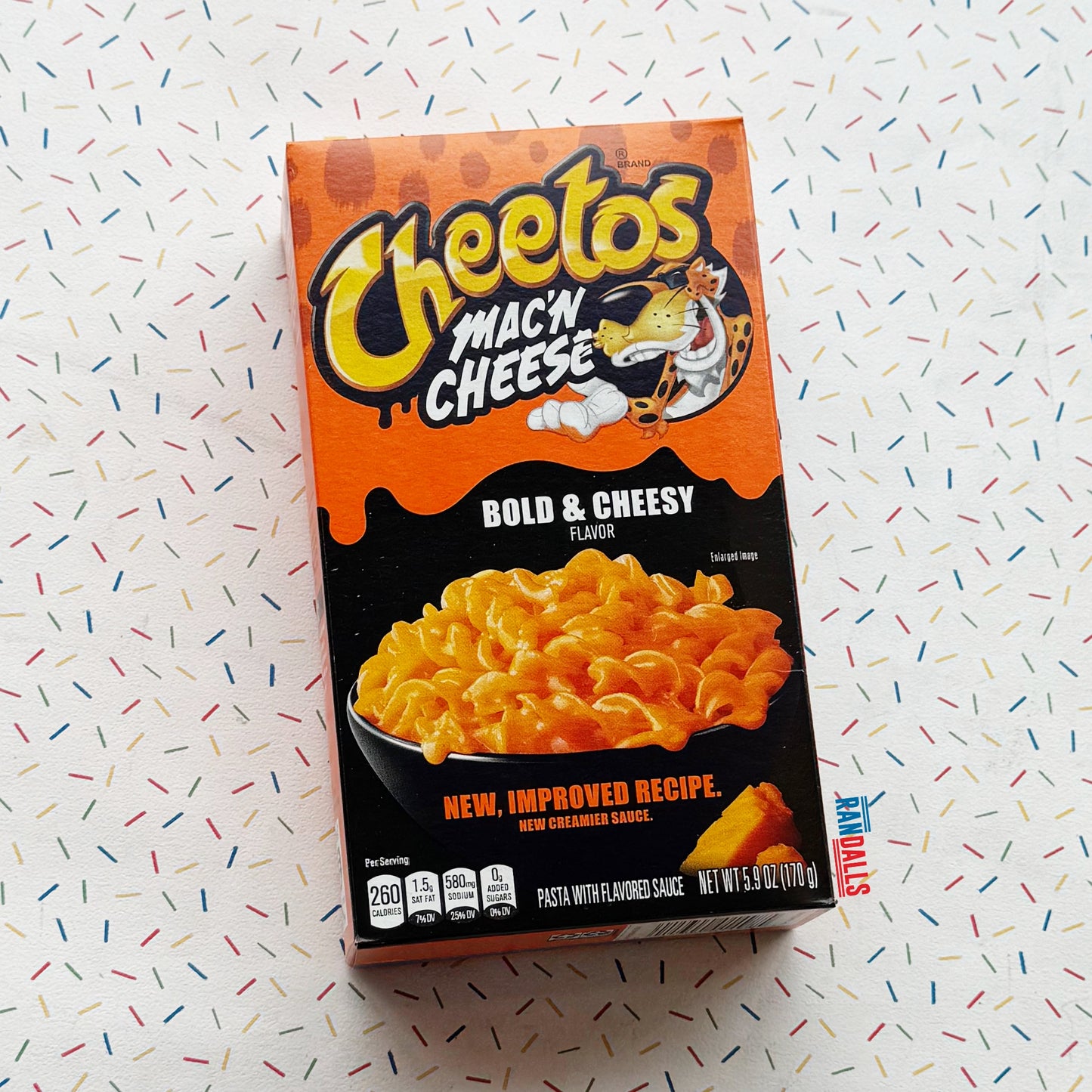 cheetos mac and cheese bold and cheesy, macaroni, cheese, pasta, randalls, usa