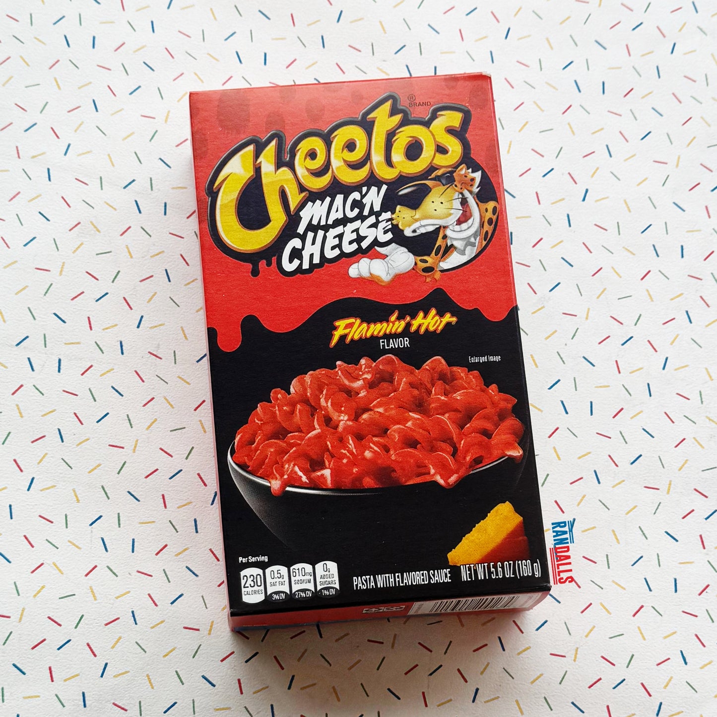 cheetos mac and cheese flamin' hot, macaroni and cheese, spicy, flaming hot, pasta, usa, randalls
