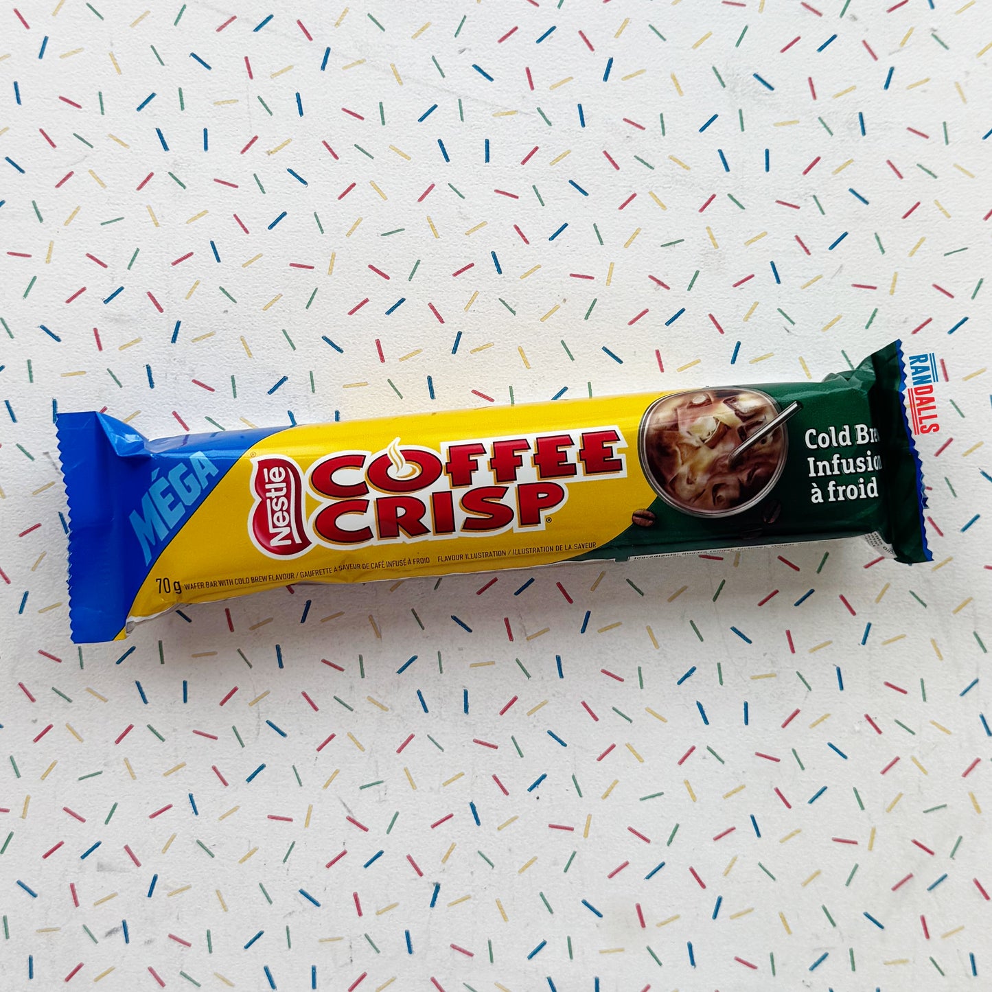randallsuk, nestle coffee crisp mega cold brew infusion chocolate bar, nestle, nestle chocolate, nestle chocolate bar, nestle candy bar, coffee, coffee chocolate, coffee chocolate bar, coffee candy bar, coffee crisp, cold brew, cold brew flavor, canadian, canadian chocolate, canadian chocolate bar, canadian candy bar,
