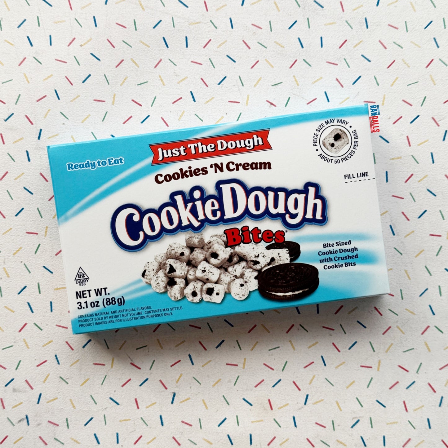 COOKIE DOUGH BITES JUST THE DOUGH COOKIES N CREAM BITES (USA)