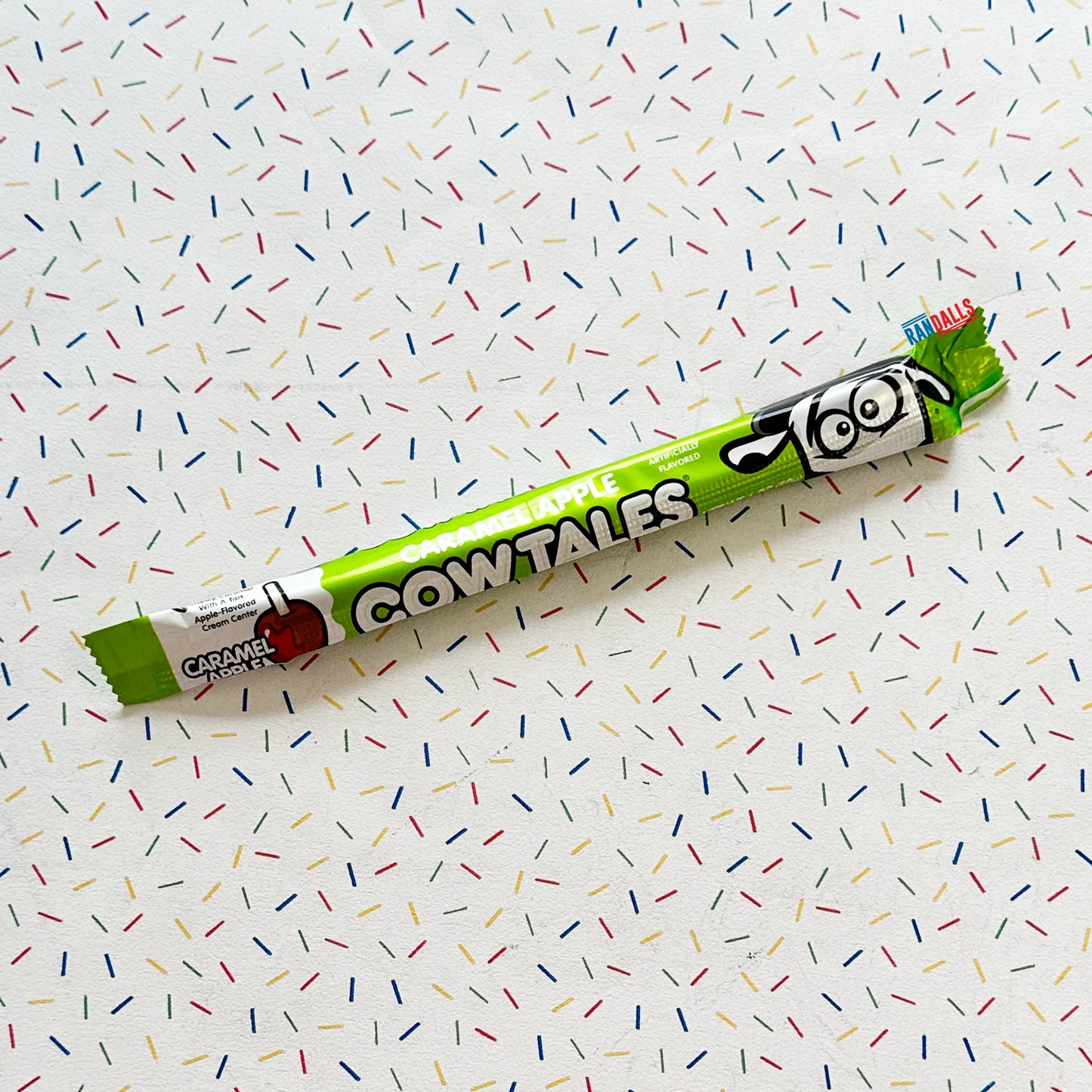 cow tales, caramel apple sweet, fudge sweet, chewy, randalls