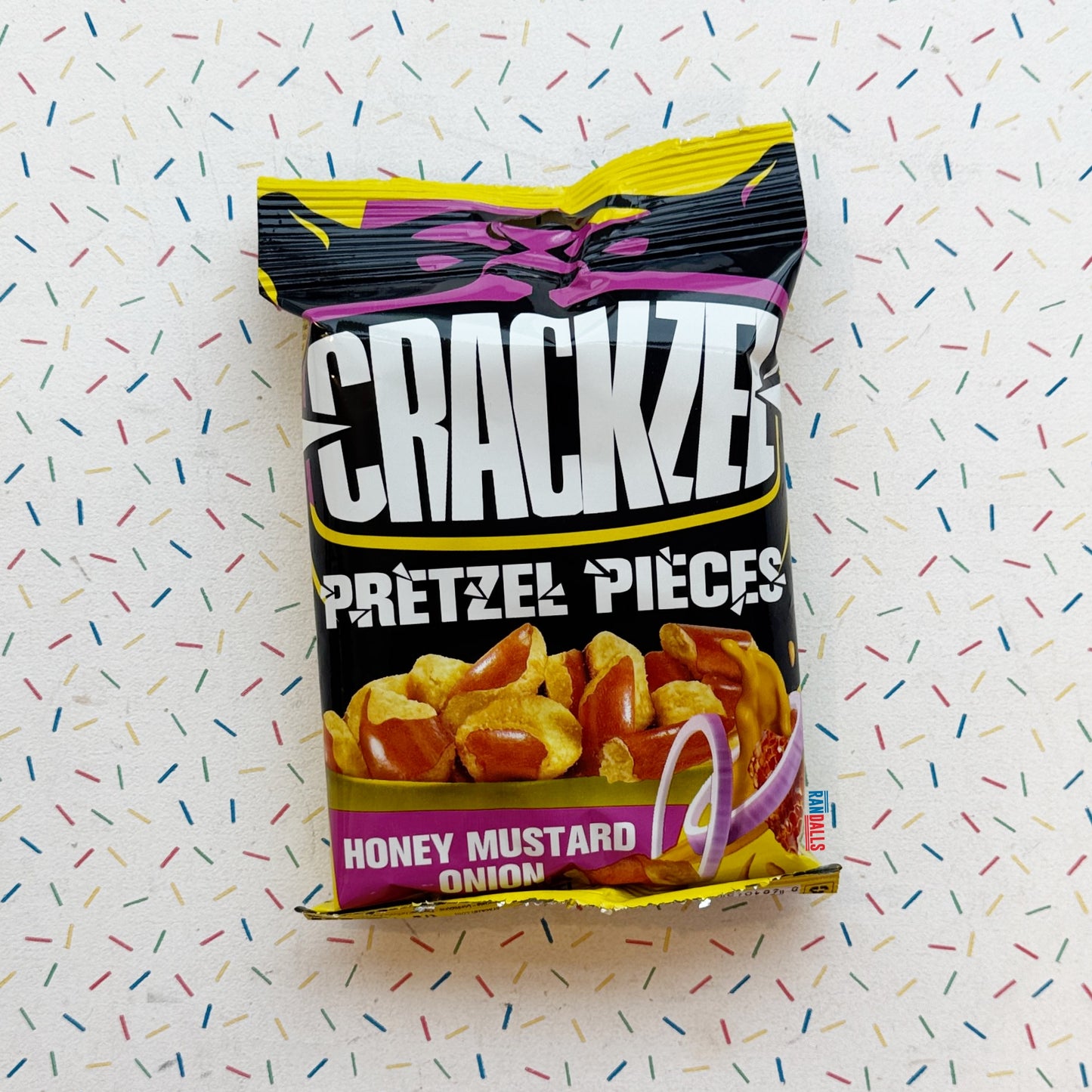 CRACKZELS PRETZEL PIECES HONEY MUSTARD & ONION (TURKEY)