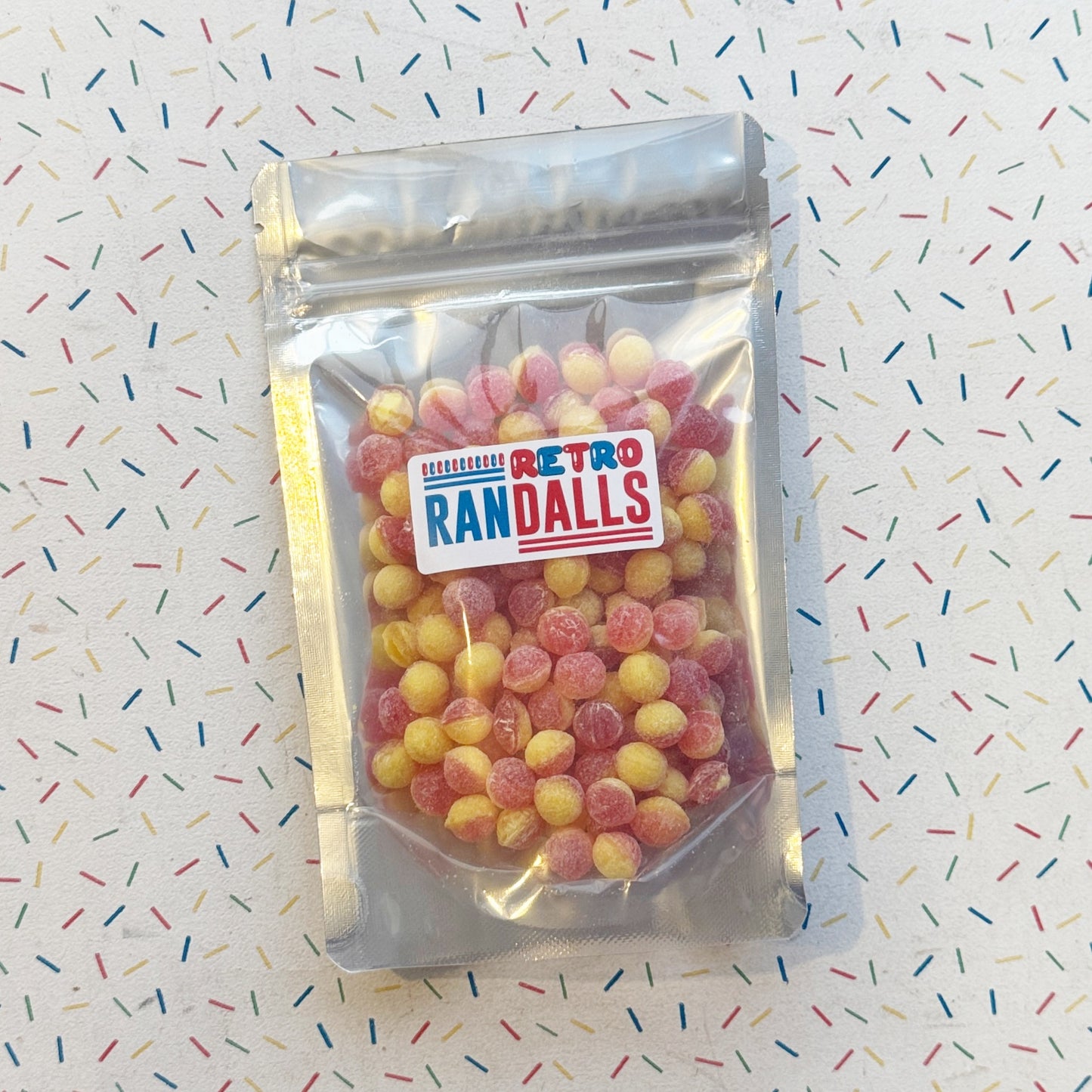 DOBSON'S RHUBARB & CUSTARD PIPS - 100g (BRITISH)