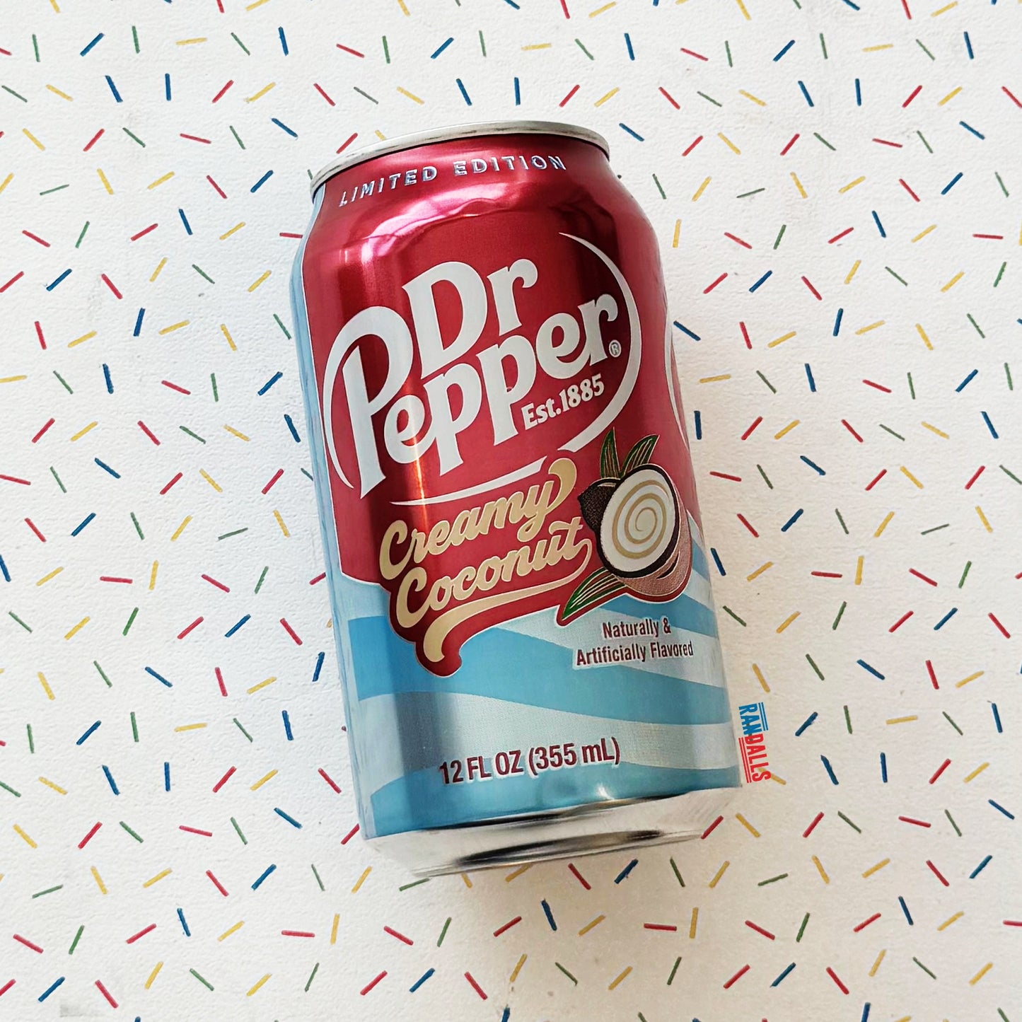 dr pepper, dr pepper creamy coconut, coconut, fizzy drink, soda, american soda, usa, randalls, randallsuk