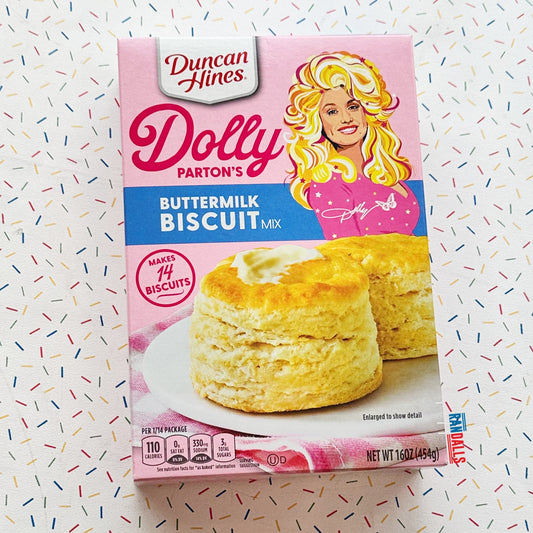 DUNCAN HINES DOLLY PARTON'S BUTTERMILK BISCUIT MIX (USA) *MAX ONE BOX PER CUSTOMER*