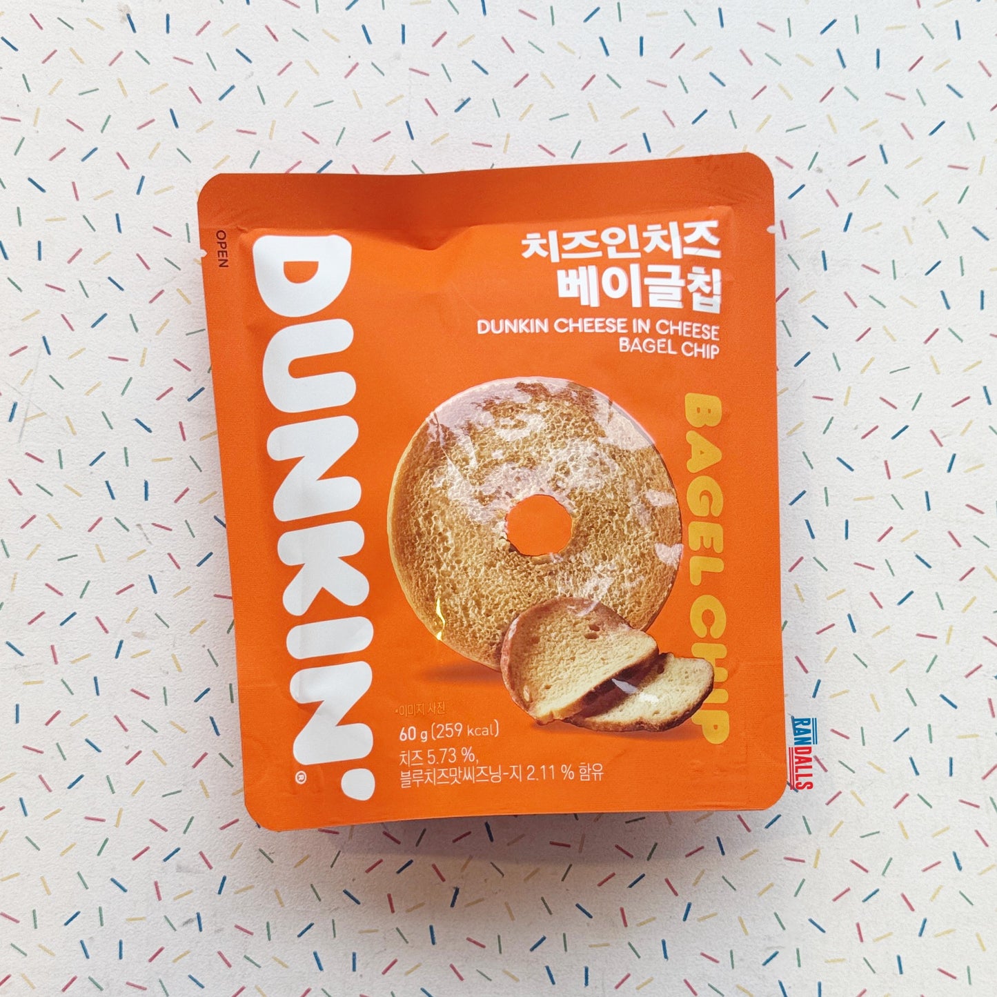 DUNKIN CHEESE-IN-CHEESE BAGEL CHIPS (KOREA)