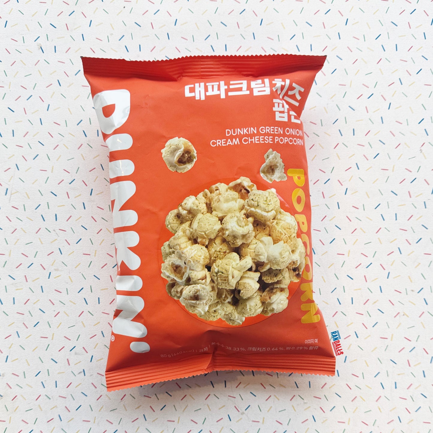 DUNKIN GREEN ONION CREAM CHEESE POPCORN 80g (KOREA)