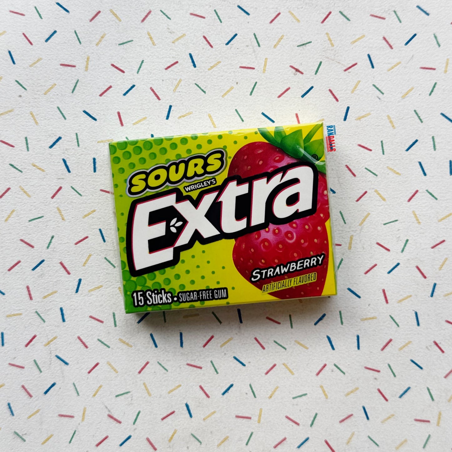 WRIGLEYS EXTRA SOUR STRAWBERRY GUM (USA)