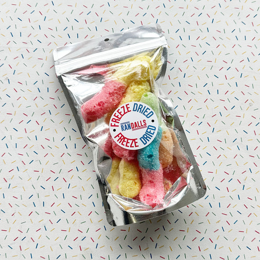 FREEZE DRIED SOUR WORMS (BRITISH)