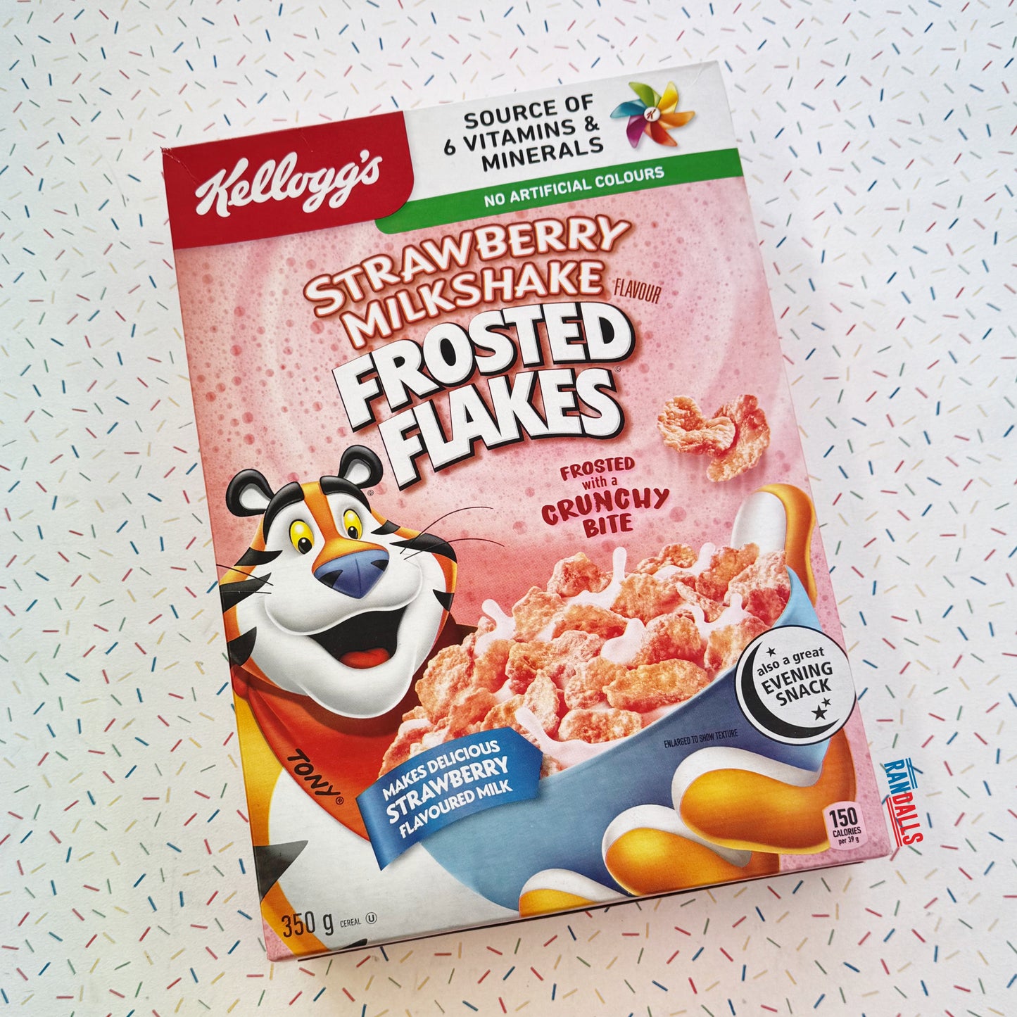 Randallsuk, kellogs strawberry milkshake frosted flakes, kellogs, kellogs cereal, kellogs breakfast, cereal, frosted flakes, strawberry, strawberry milkshake, strawberry cereal, canada, canadian, canadian cereal, canada cereal, canadian breakfast