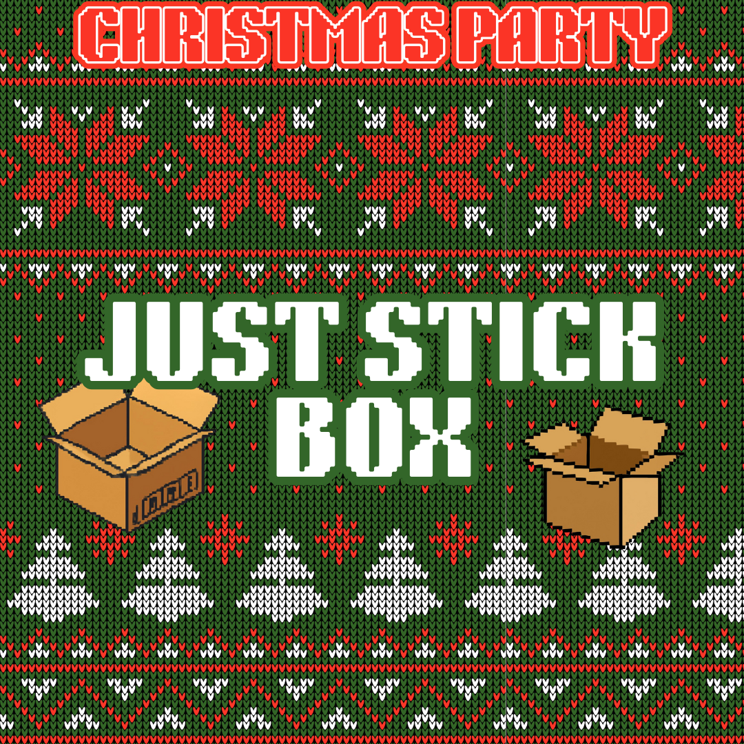 CHRISTMAS PARTY JUST STICK BOX