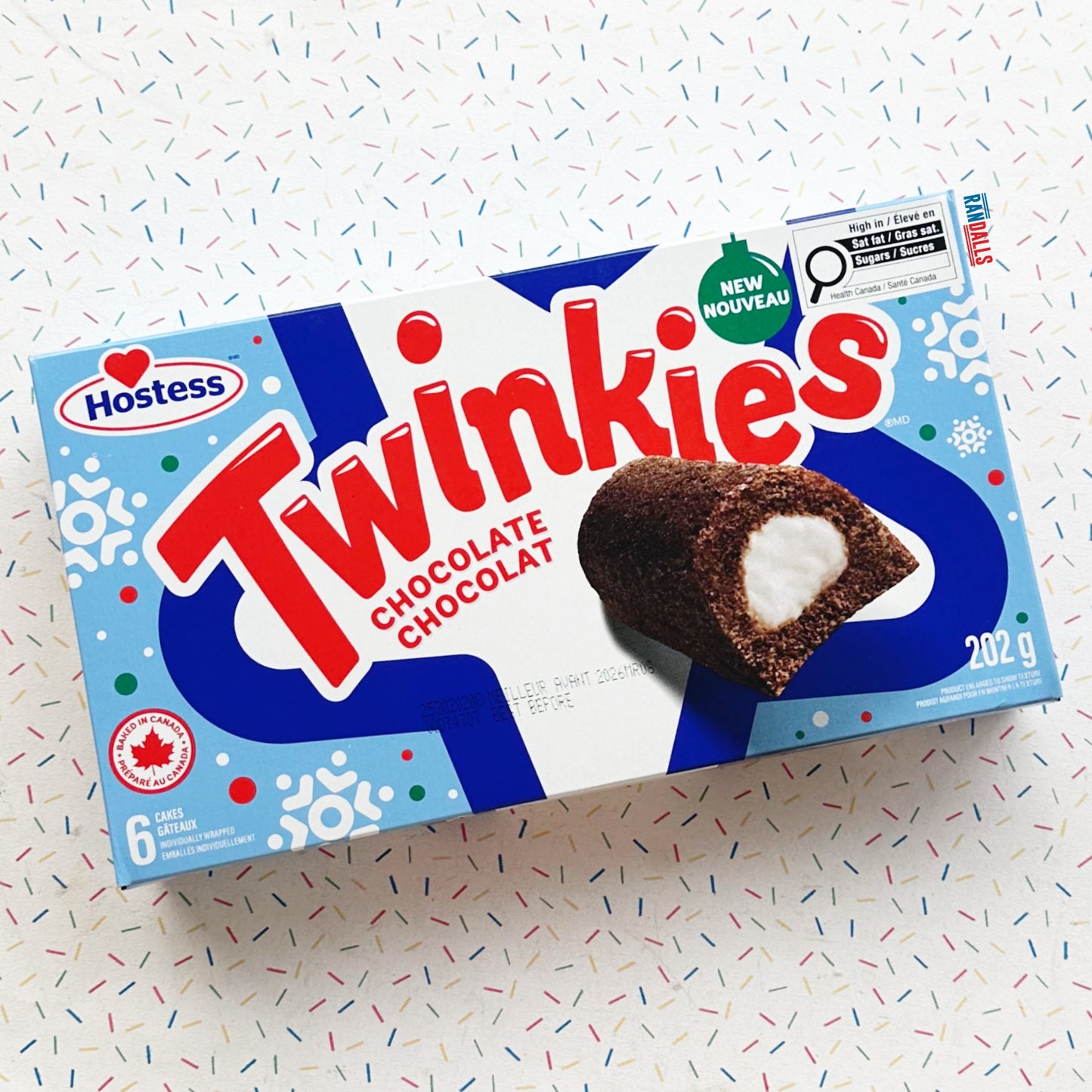 HOSTESS TWINKIES CHOCOLATE (BOX OF 6) (CANADA)