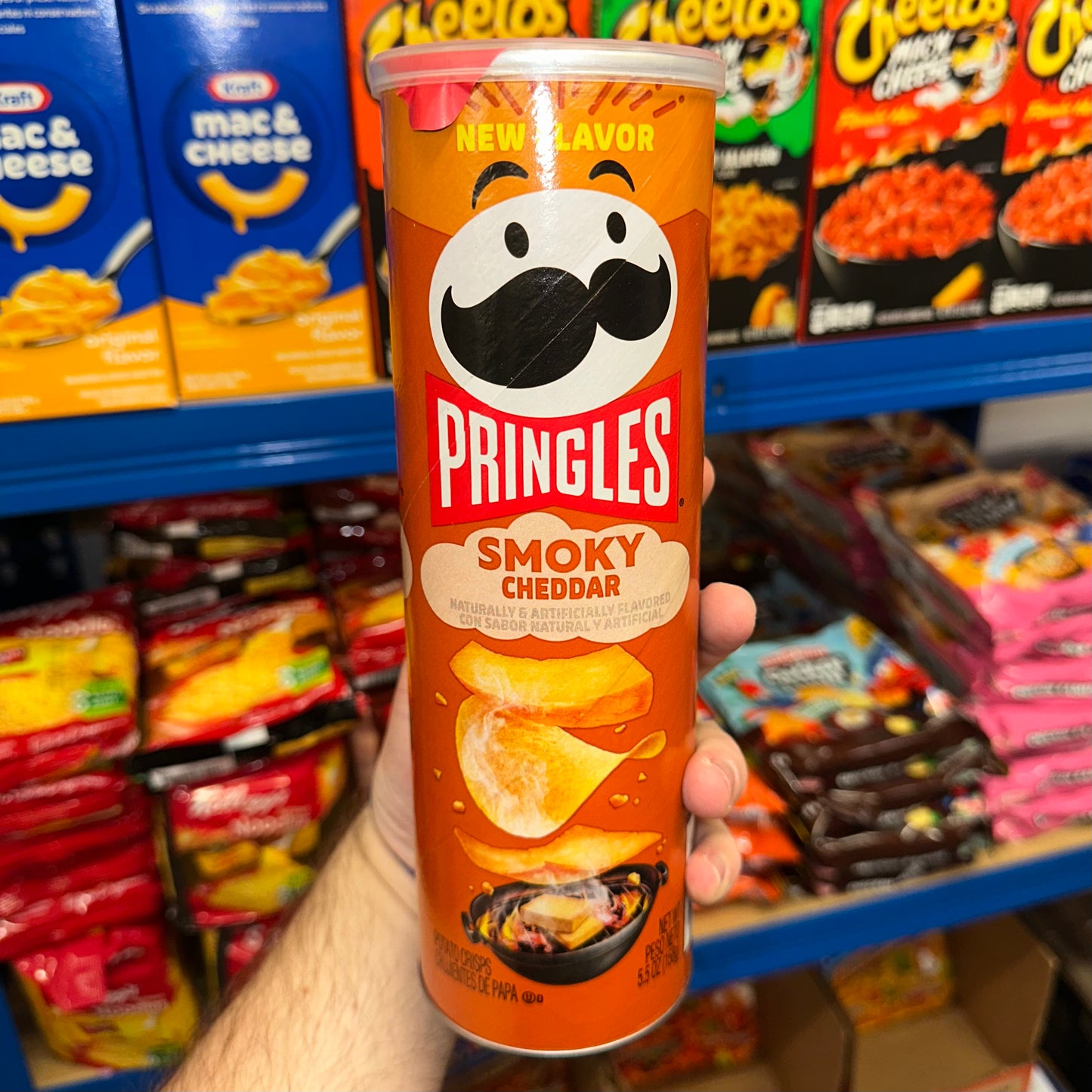 PRINGLES SMOKY CHEDDAR (USA)