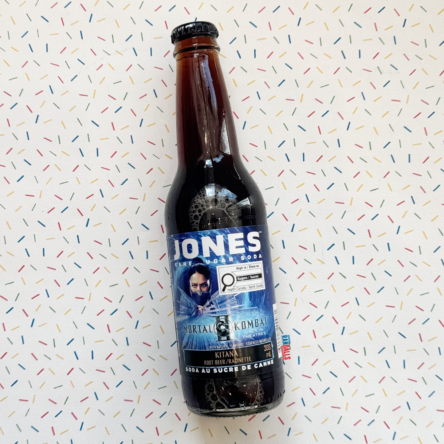 JONES SODA x MORTAL KOMBAT II KITANA ROOT BEER (CANADA)