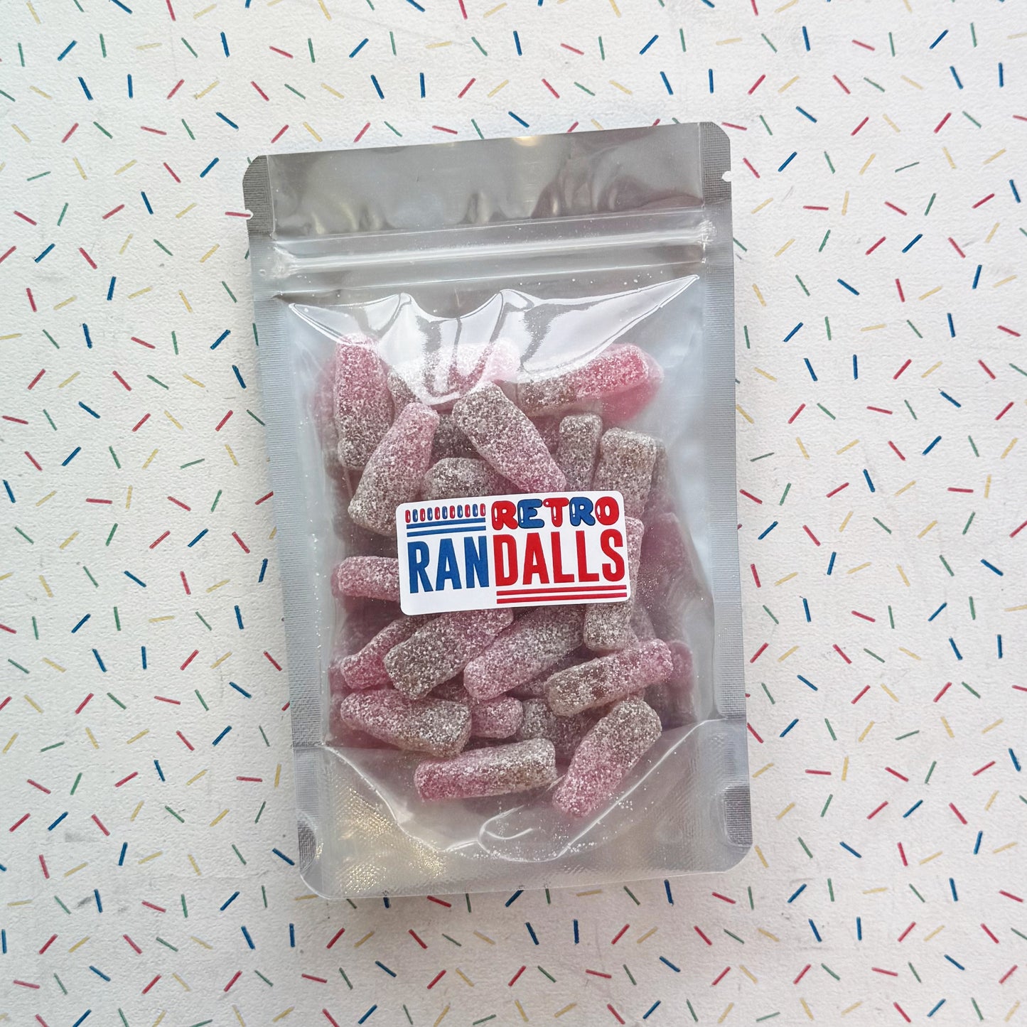 KINGSWAY FIZZY CHERRY COLA BOTTLES - 100g (BRITISH)