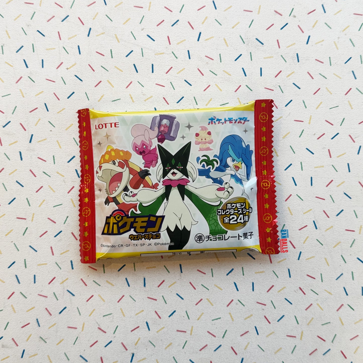 POKEMON CHOCOLATE WAFER (JAPAN)