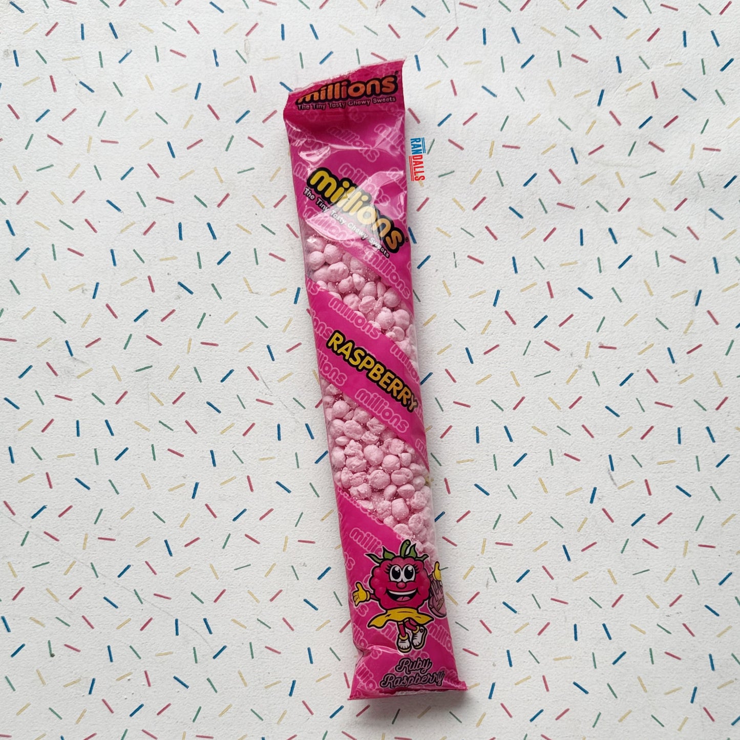 MILLIONS RASPBERRY TUBE (BRITISH)