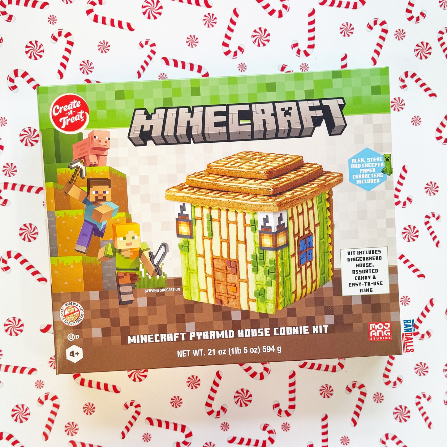 MINECRAFT PYRAMID HOUSE COOKIE KIT (USA)