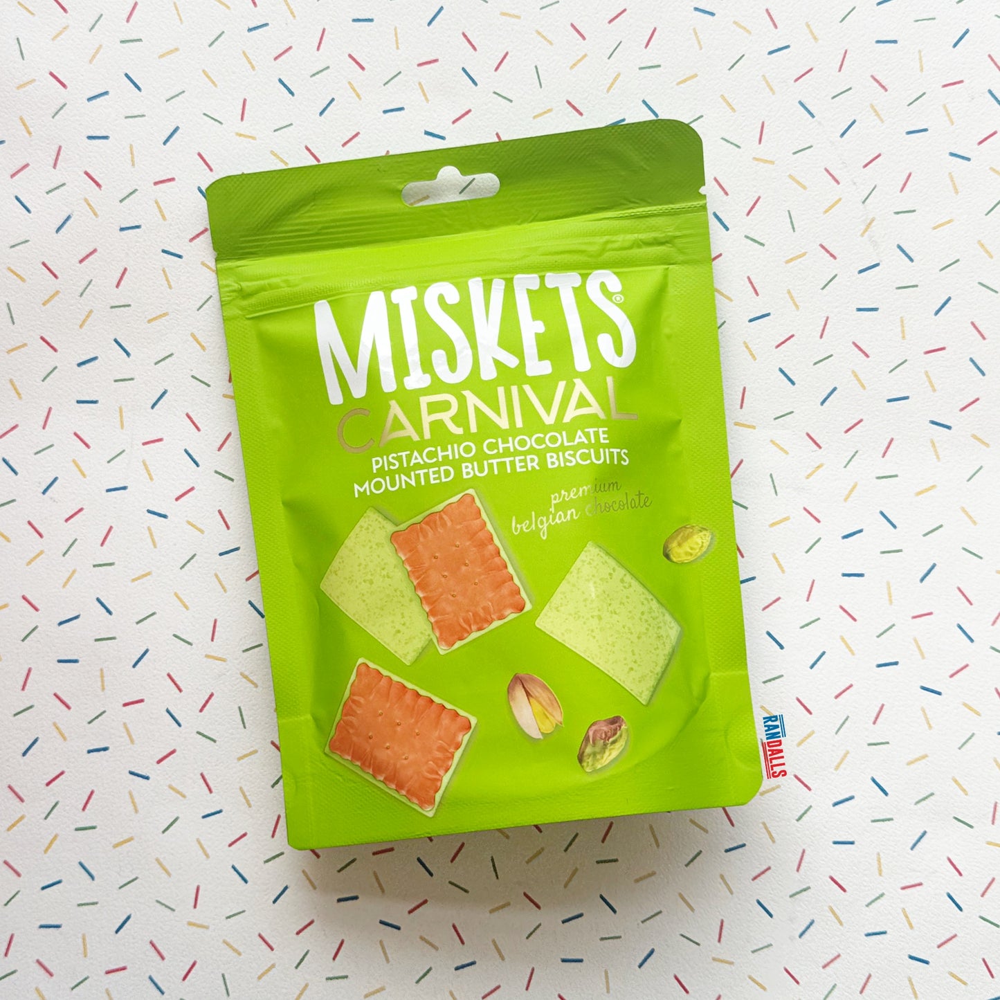MISKETS PISTACHIO WHITE CHOCOLATE MINI BISCUITS (TURKEY)