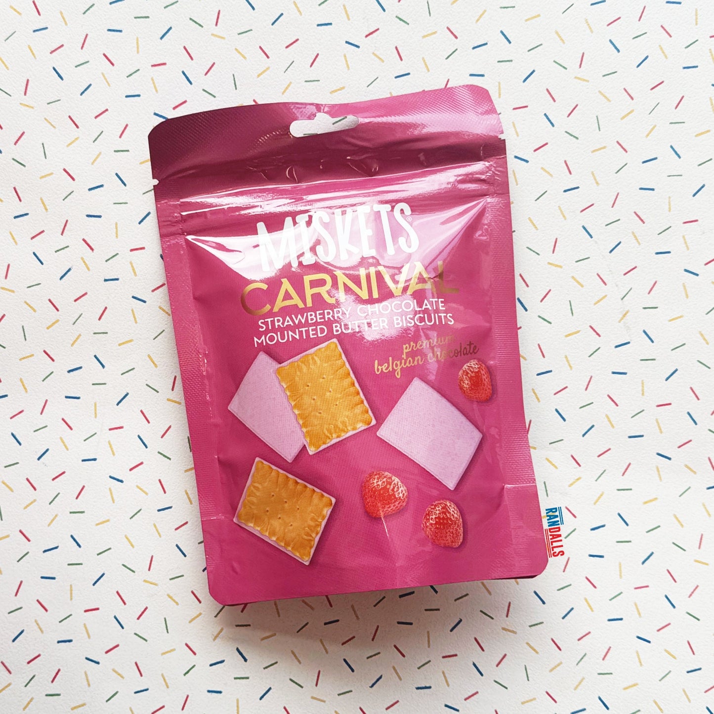 MISKETS STRAWBERRY WHITE CHOCOLATE MINI BISCUITS (TURKEY)