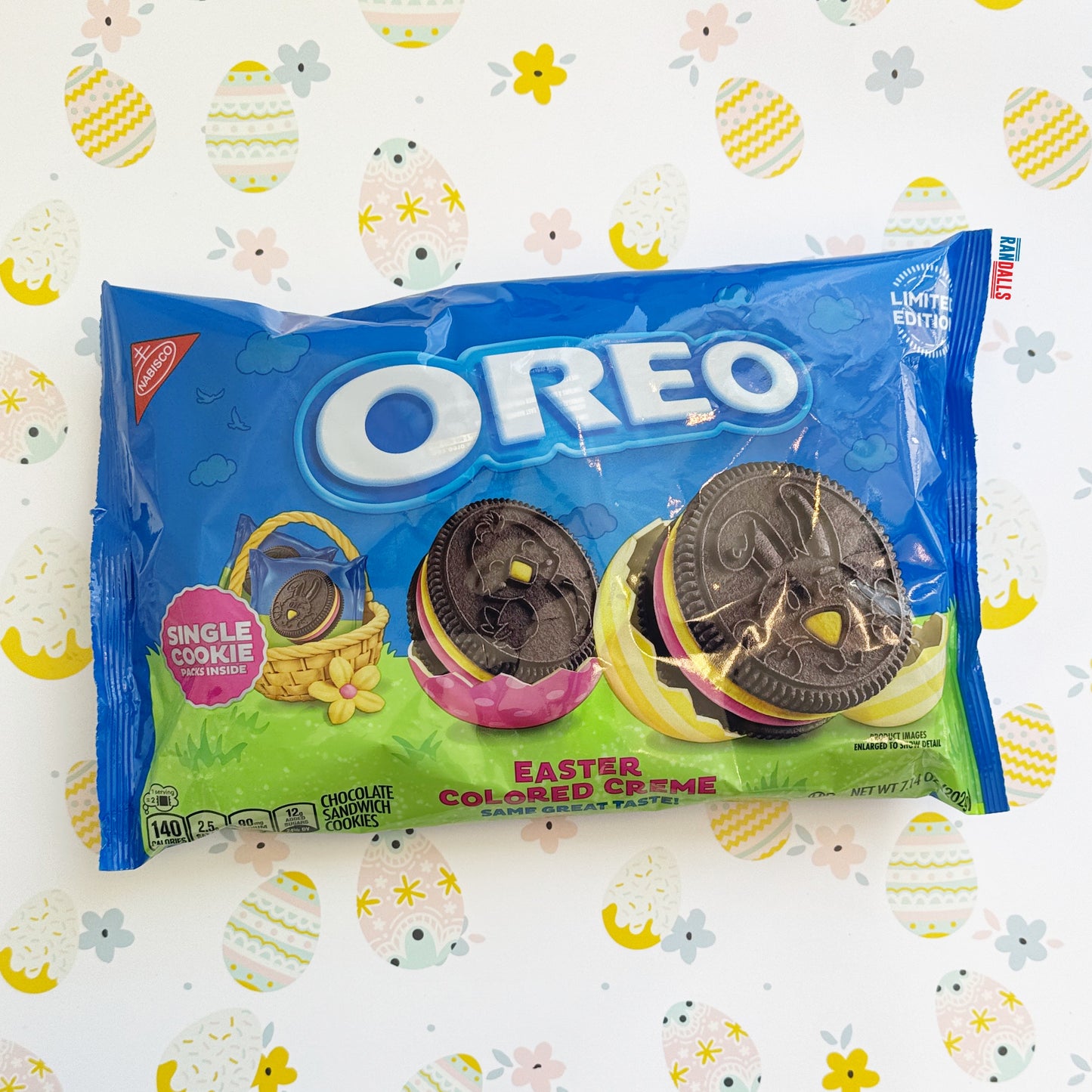 OREO EASTER COLOURED CREME COOKIES (USA)