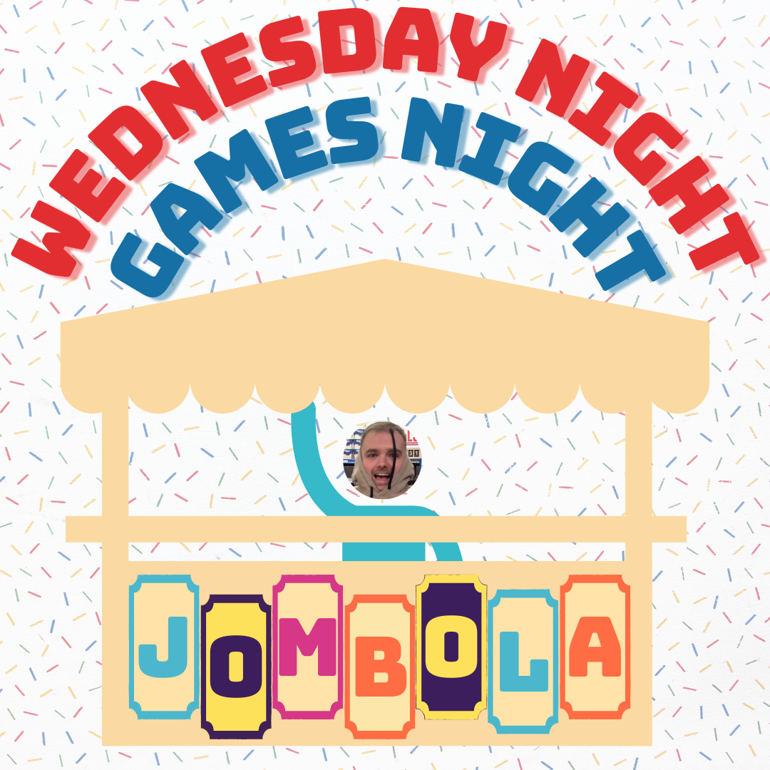 WEDNESDAY NIGHT GAMES NIGHT JOMBOLA TICKET