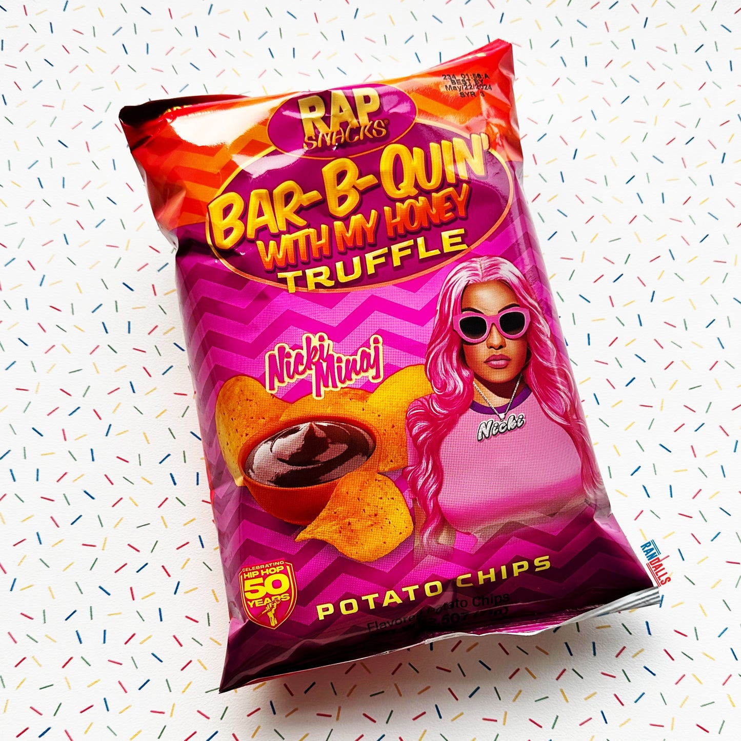 rap snacks, rap snacks nicki minaj, nick minaj, bbq honey, honey bbq, honey truffle, truffle, potato chips, america, randallsuk, randalls