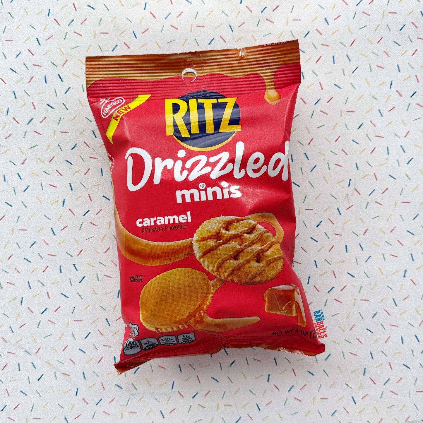 RITZ DRIZZLED MINIS CARAMEL (USA)