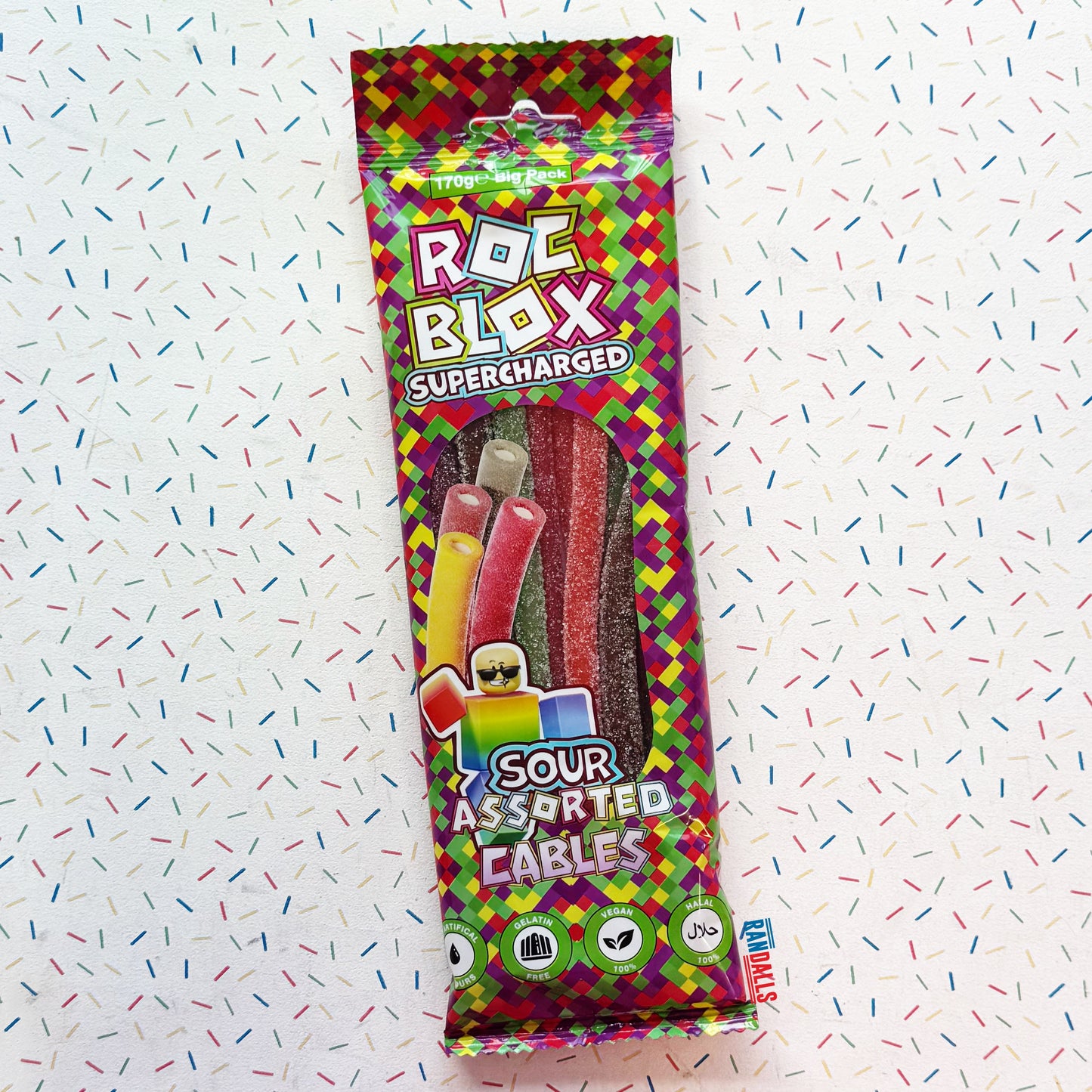 randallsuk, rocblox roblox sour assorted cables fruit flavour, cables, fruit cables, roblox, roblox sweets, roblox candy, sour, sour candy, sour sweets