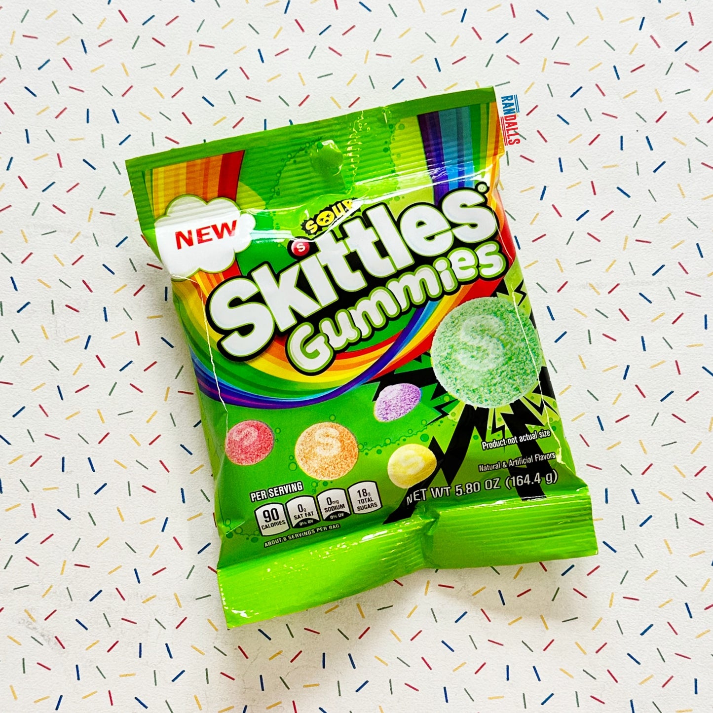 skittles sour gummies, american skittles, sour gummies, sour strawberry, sour green apple, sour lemon, sour orange, sour grape, usa, randalls,