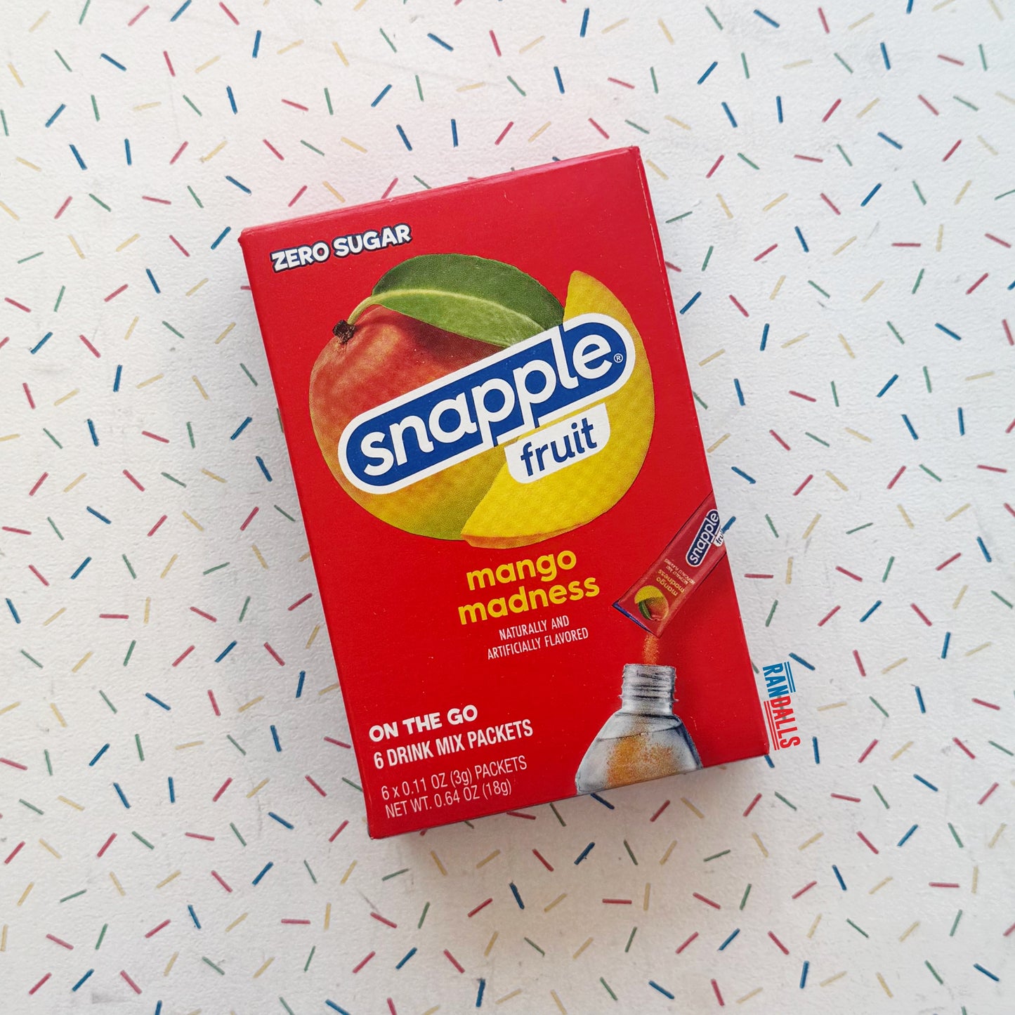 randallsuk, zero sugar snapple fruit mango madness drink mix packets, zero sugar, sugar free, snapple, snapple fruit, snapple mango, mango, mango madness, mango drink, drink mix, drink sachet, on the go, on the go drink, zero sugar drink, sugar free drink, usa, usa drinks, usa snapple, american, american drink