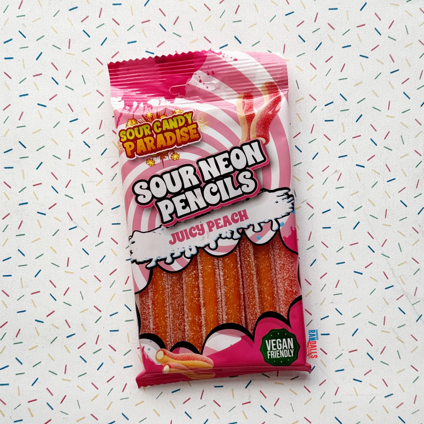 SOUR NEON PENCILS JUICY PEACH (TURKEY)