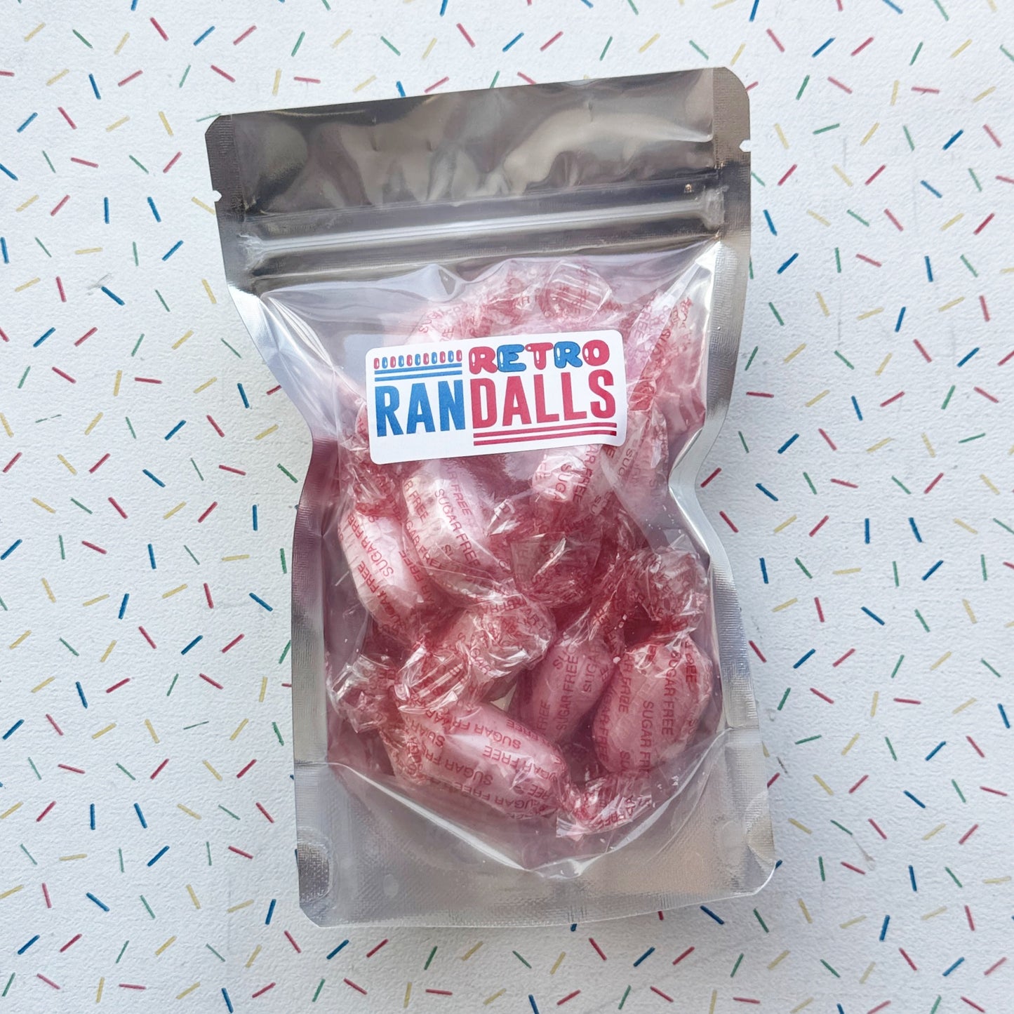 STOCKLEY'S SHERBET STRAWBERRIES SUGAR FREE - 100g (BRITISH)