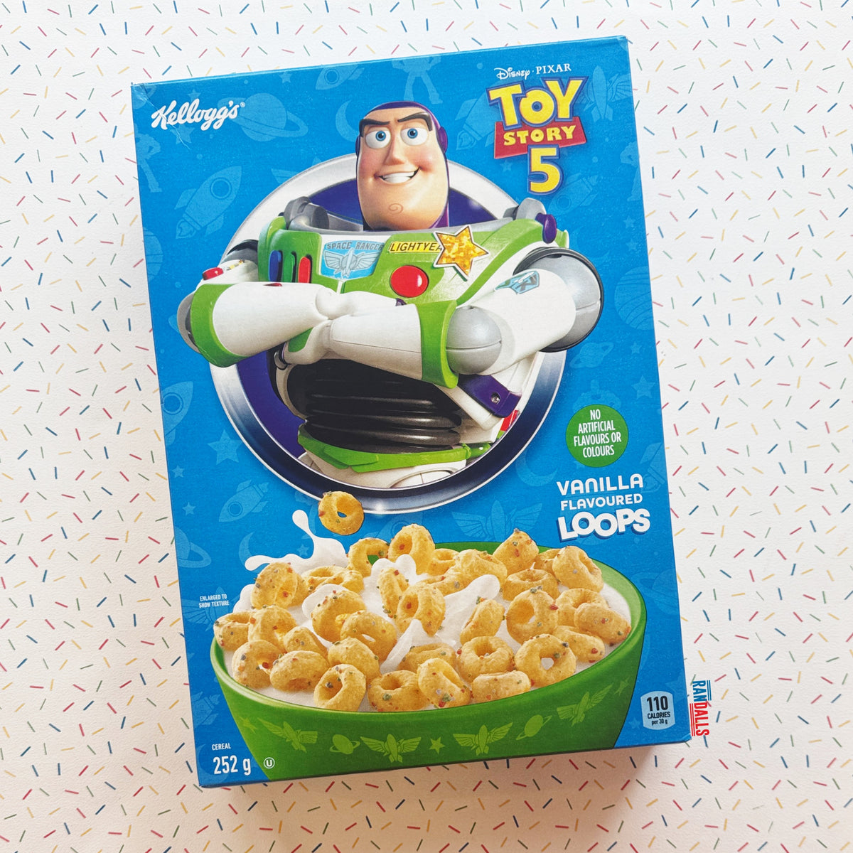 TOY STORY 5 CEREAL - BUZZ LIGHTYEAR BOX (CANADA)