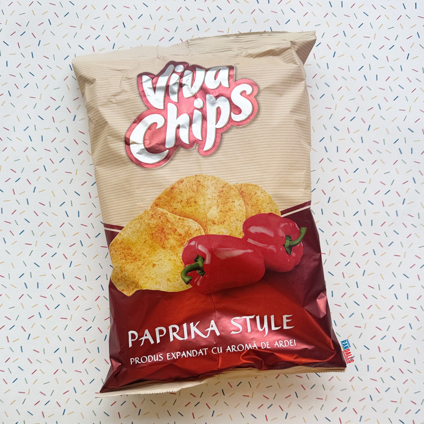 viva chips paprika, romania, crisps, potato chips