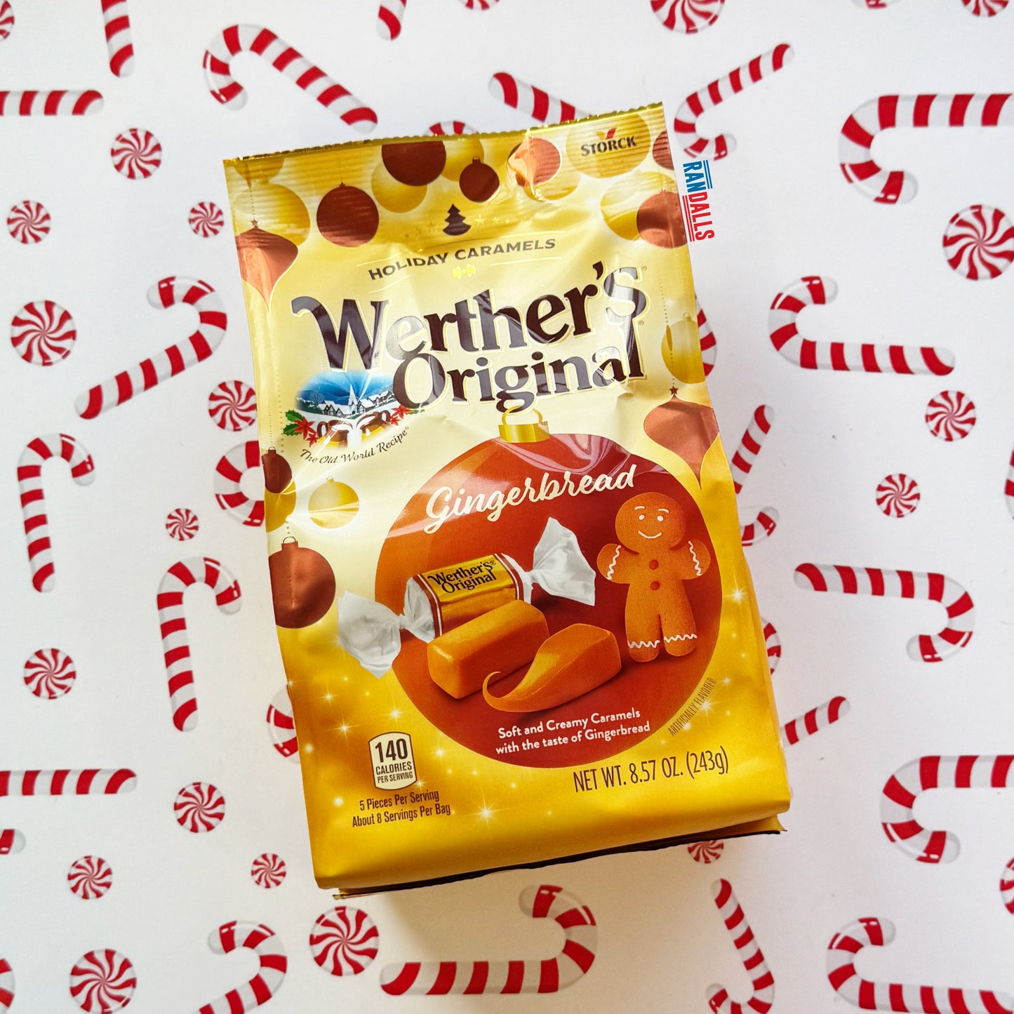 WERTHERS ORIGINAL SOFT CARAMELS GINGERBREAD (USA)