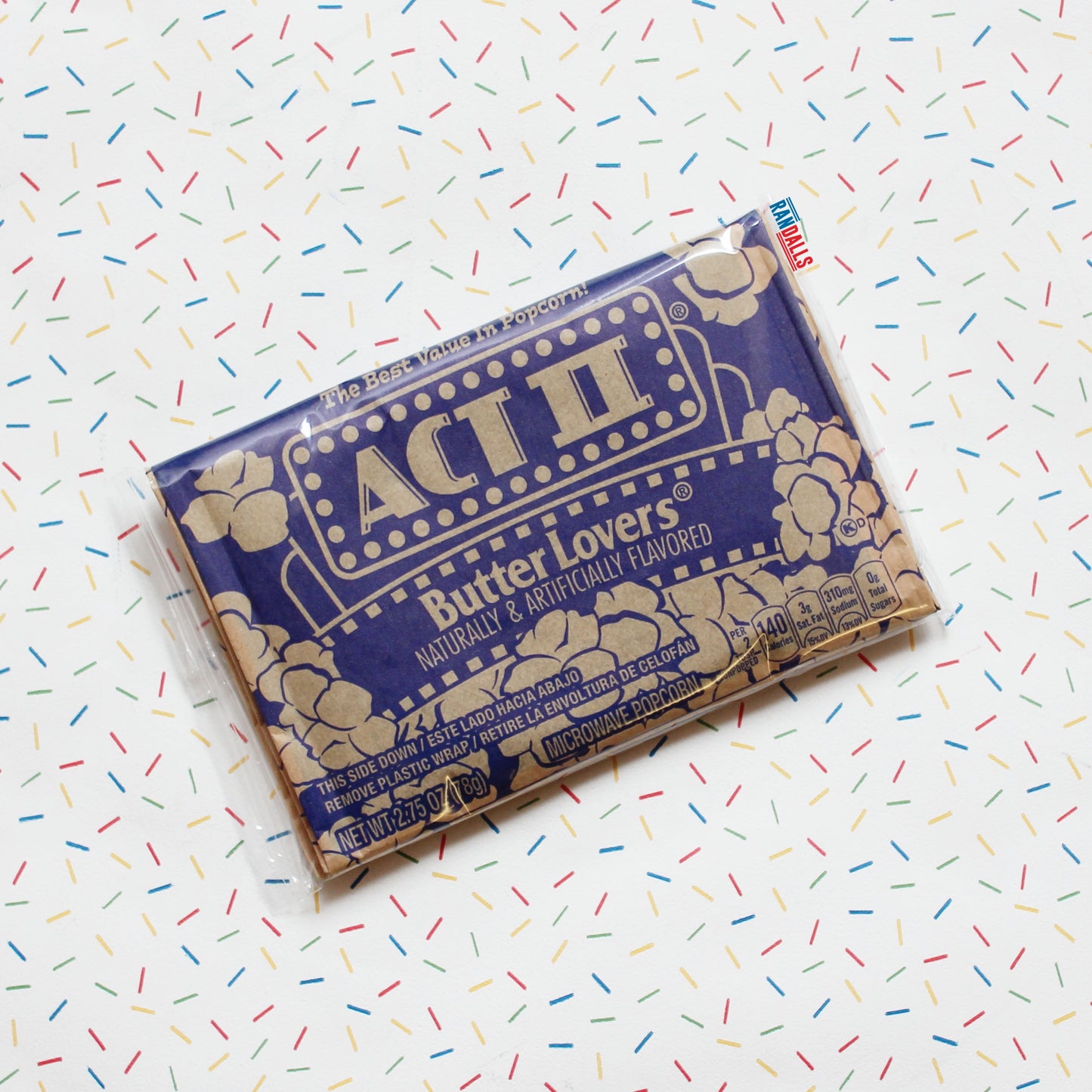 act II microwave butter lovers popcorn, vegan, move night, usa, randalls