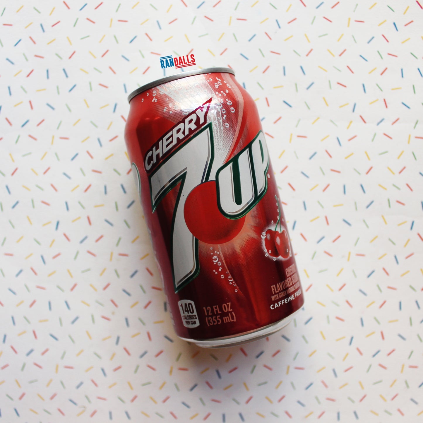 7up cherry flavour, drink, pop, fizzy, soda,, lemonade, randalls