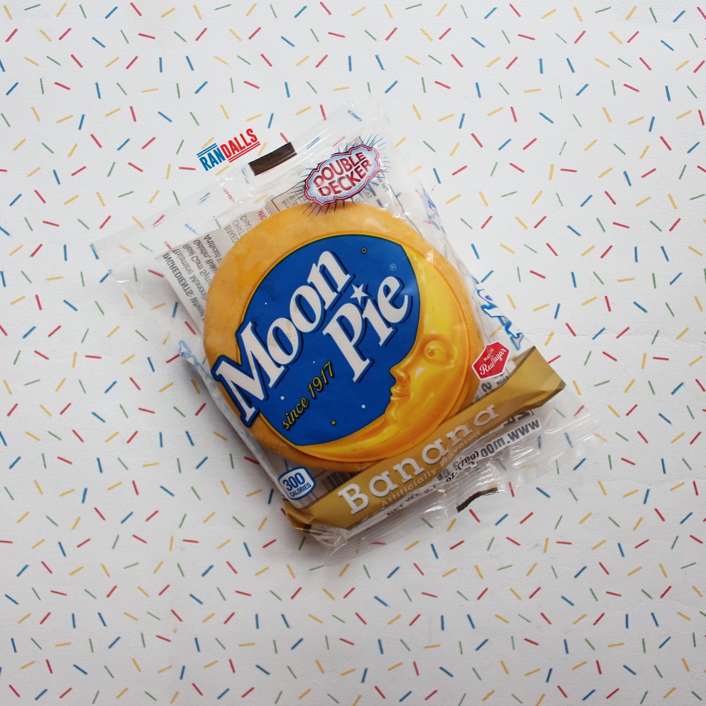 moon pie banana, cake, marshmallow, creme, double decker, usa, randalls