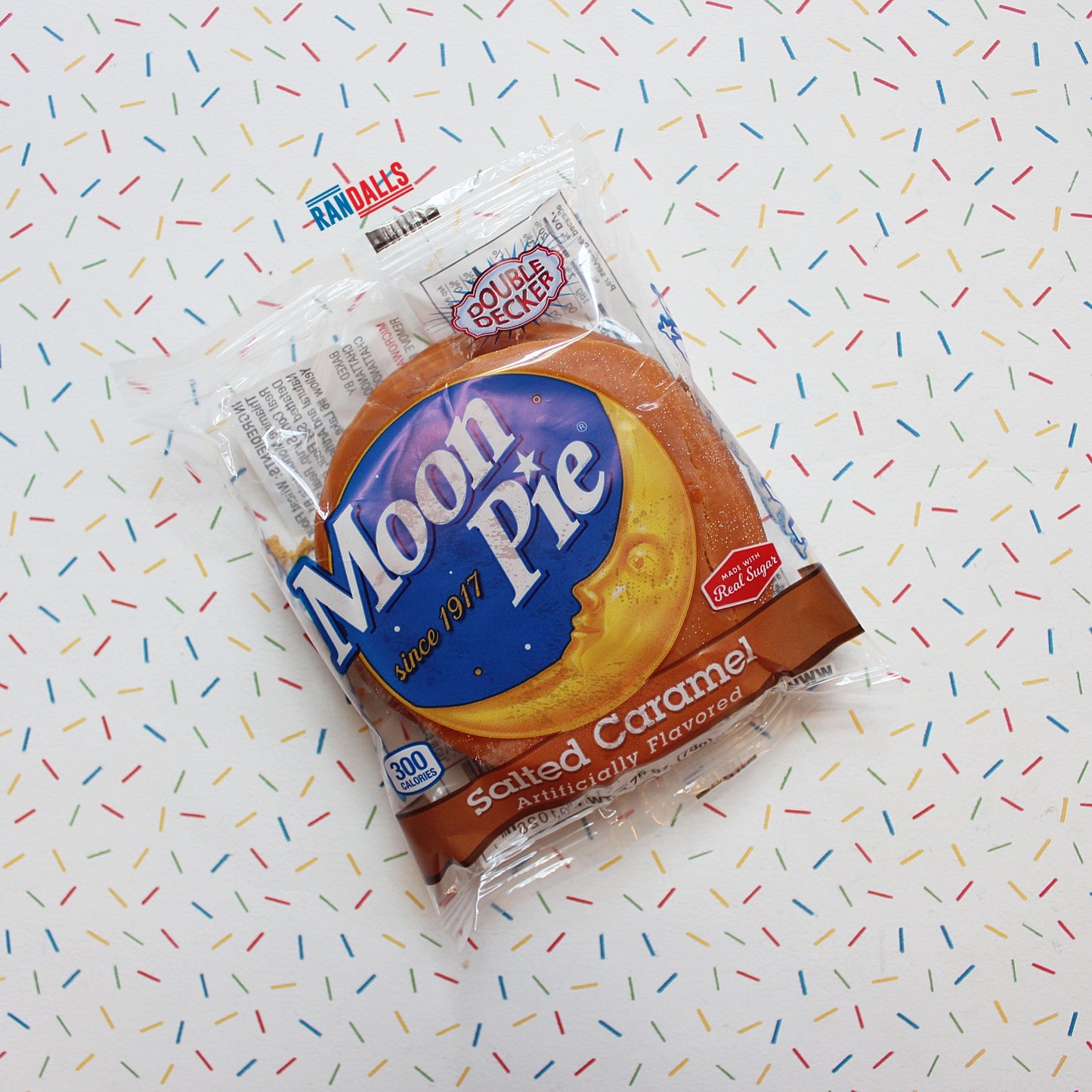 moon pie salted caramel, cake, marshmallow, creme, double decker, usa, randalls