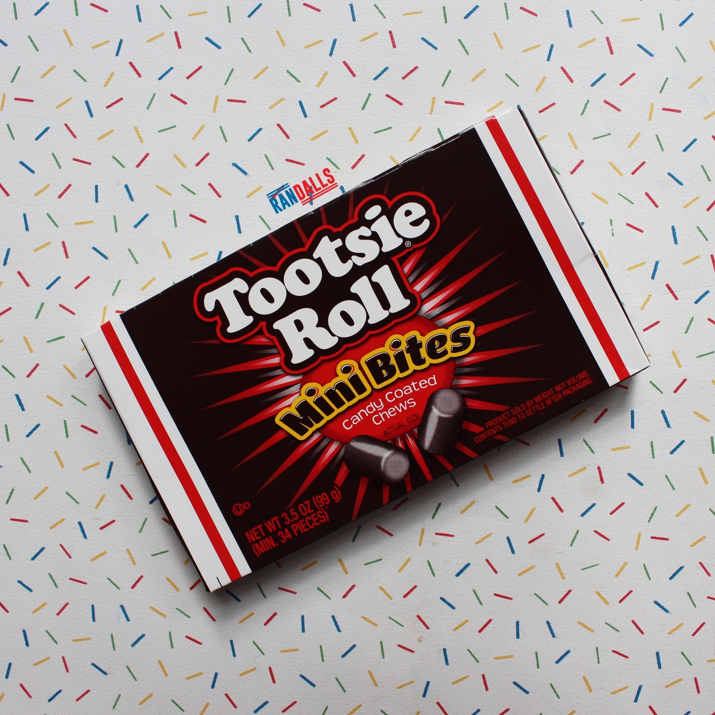 tootsie roll, tootsie roll mini bites, candy coated chews, chocolate taffy, fudgey caramel, american chocolate, american candy, usa, randalls,