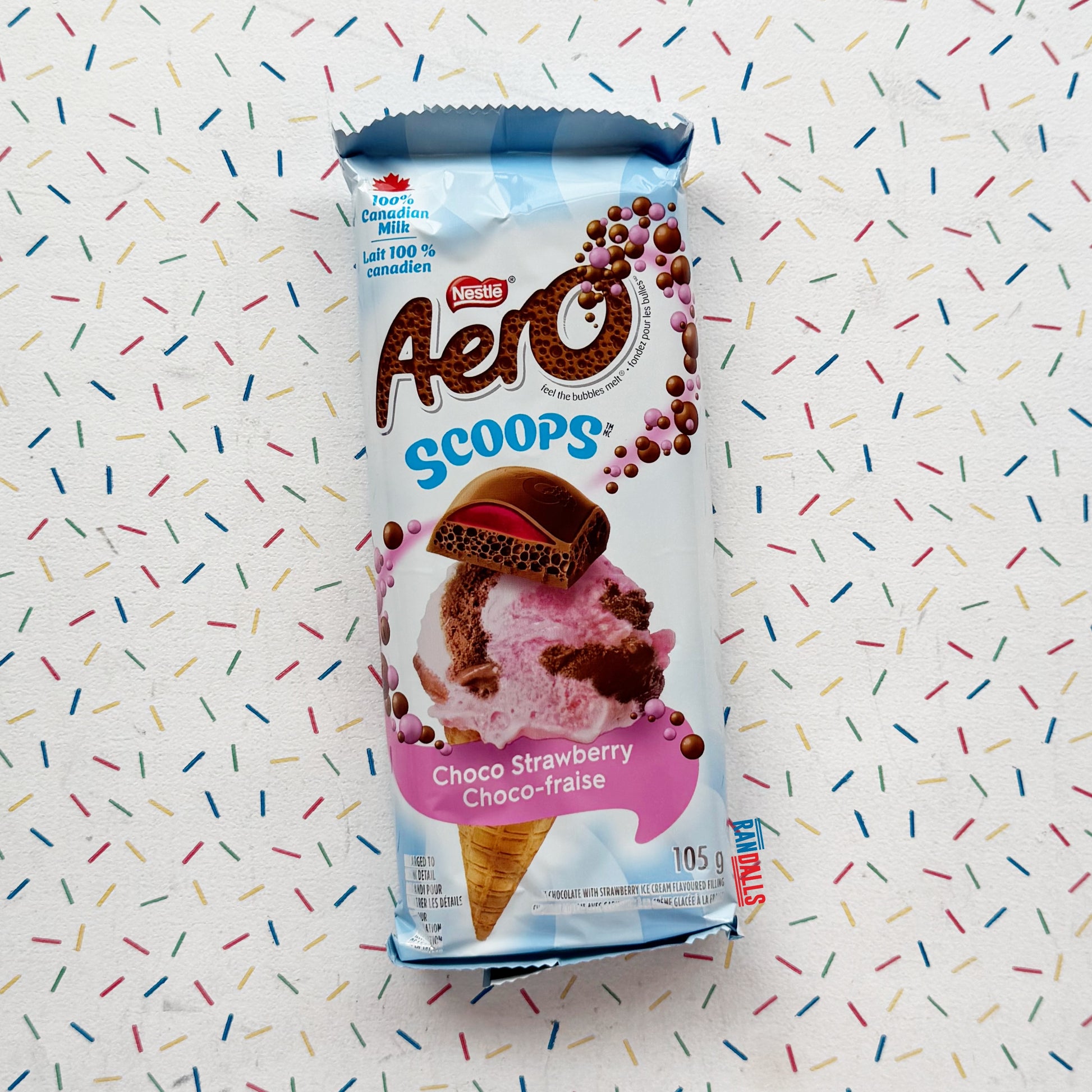 randallsuk, nestle aero scoops chocol strawberry  ice cream flavor chocolate bar, nestle, nestle chocolate, nestle chocolate bar, aero, aero chocolate, aero scoops, chocolate, choco strawberry, ice cream, canada, canadian, canadian chocolate, canadian chocolate bar, canadian candy bar