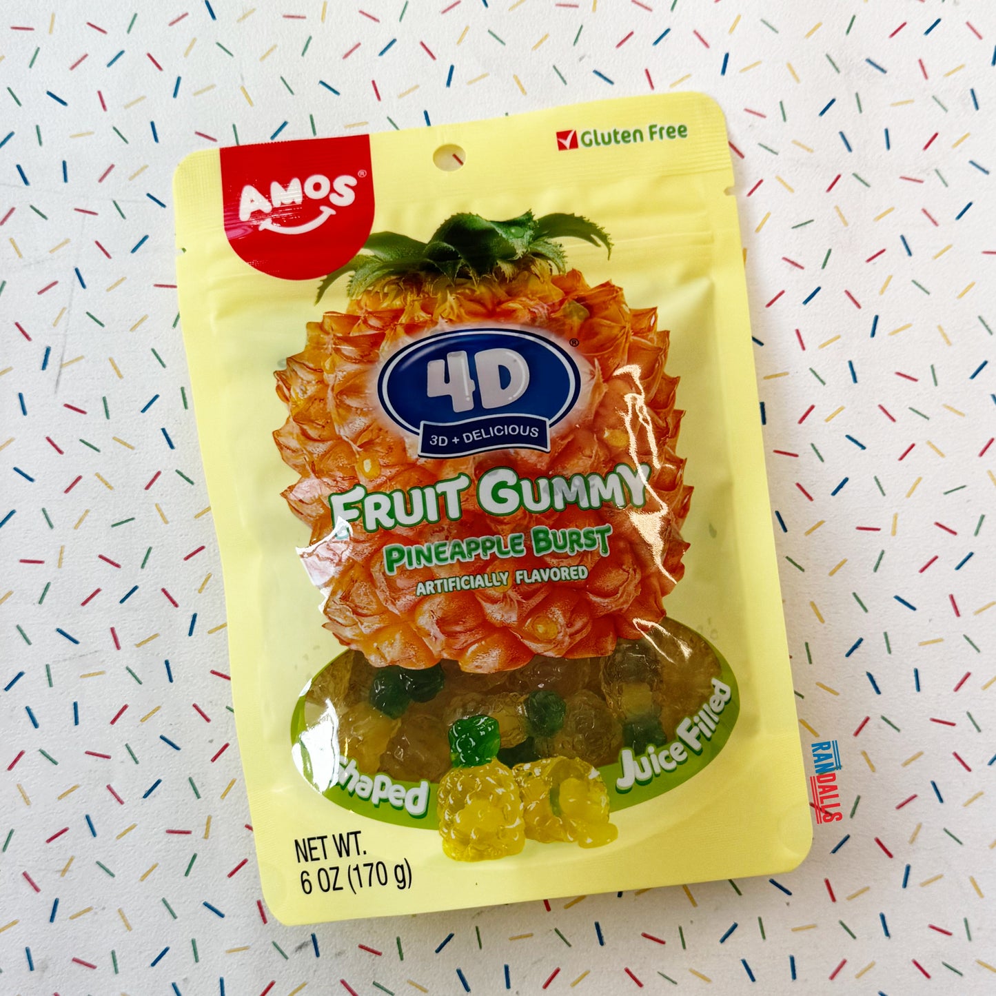 AMOS 4D GUMMY BURSTS PINEAPPLE (USA)