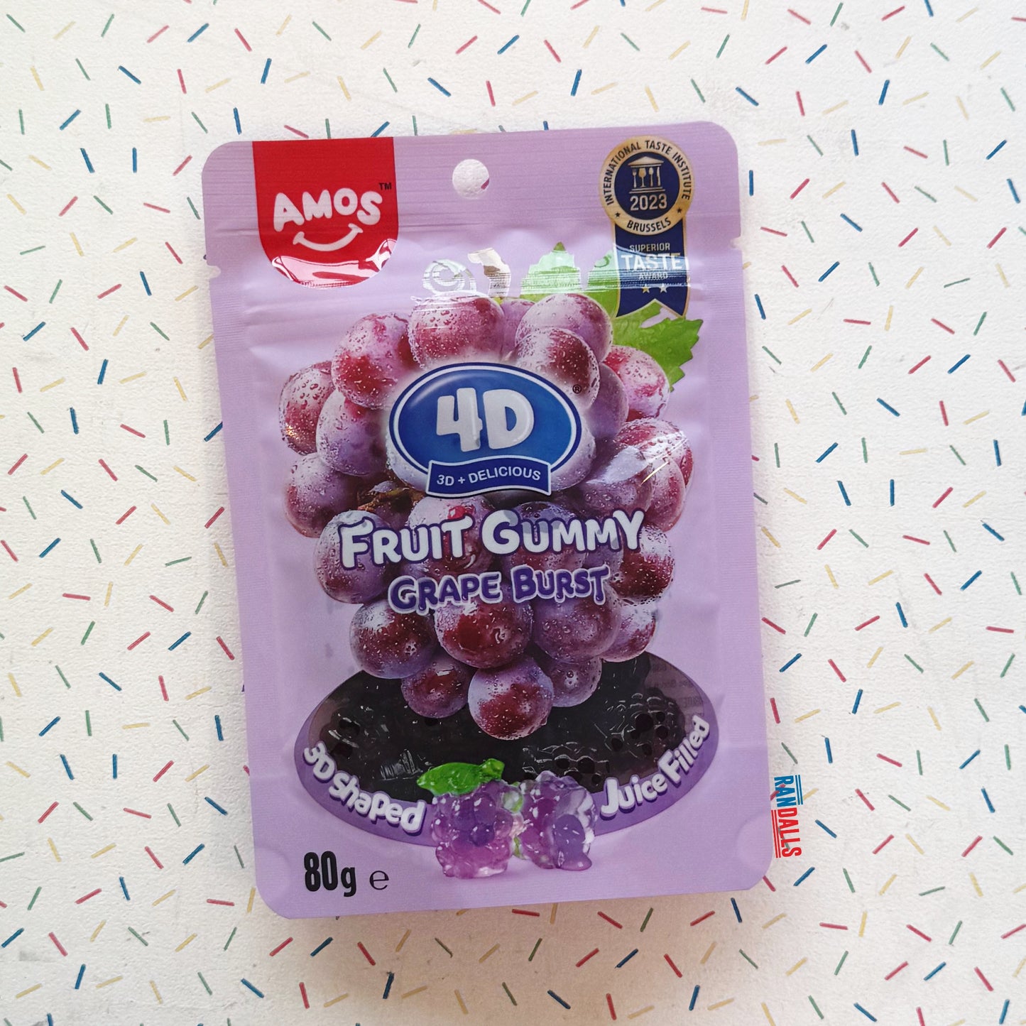 AMOS 4D GUMMY BURSTS GRAPE SMALL (USA)