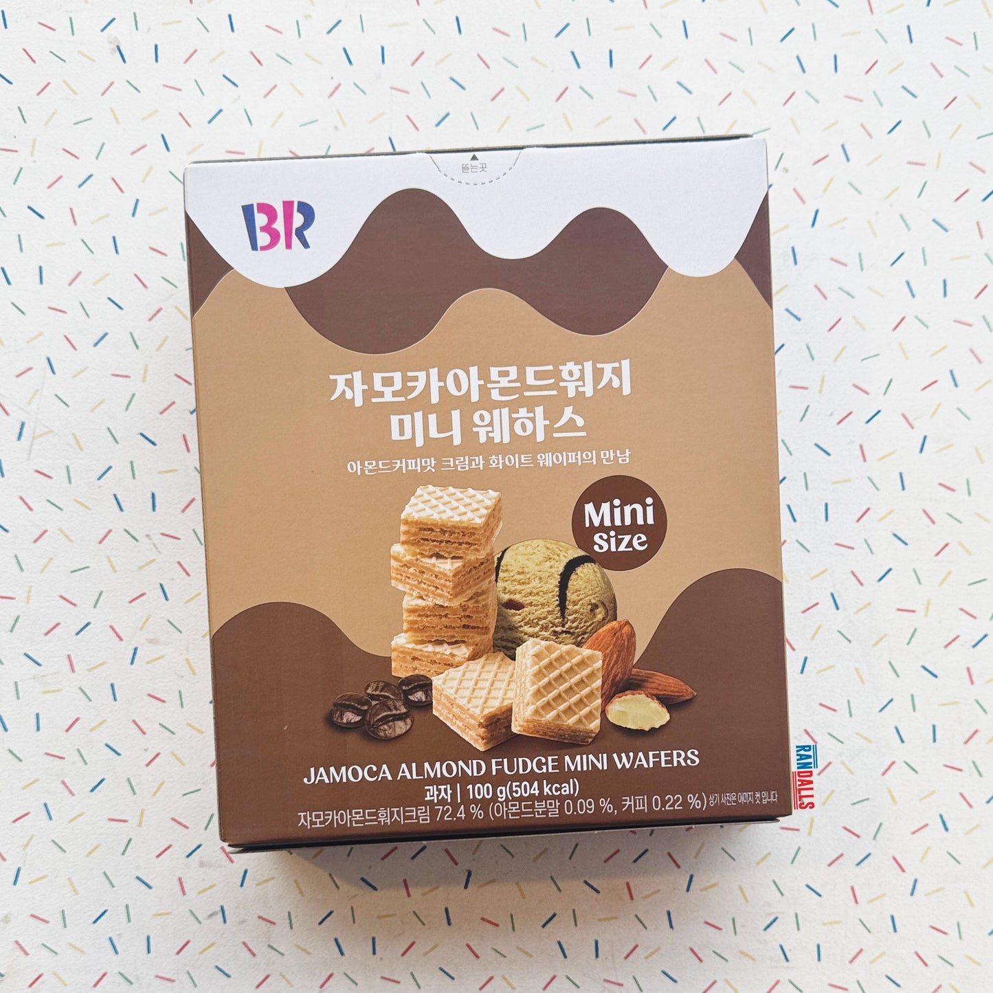 BASKIN ROBBINS JAMOCA ALMOND FUDGE MINI WAFERS (KOREA)