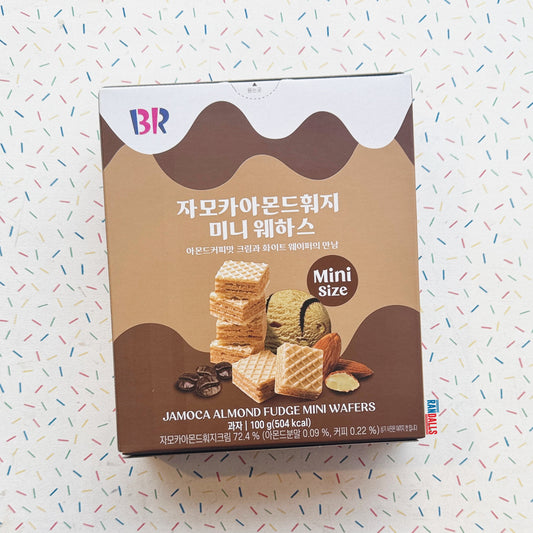 BASKIN ROBBINS JAMOCA ALMOND FUDGE MINI WAFERS (KOREA)